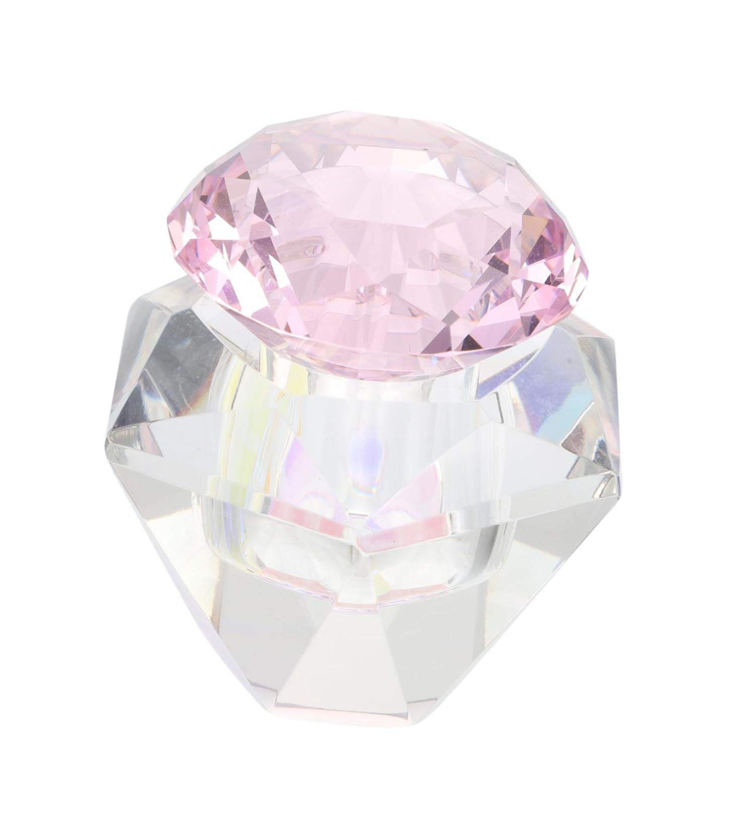 minkissy 2 Pcs Nail Art Crystal Cup Dappen Dish Bowl Flower Dappen Dish Glass Nail Dish Crystal Nail Cup Diamonds for Nails Nail Art Dish Cup White Crystal Decorative Plate 5.5x5.5cmx2pcs Pinkx2pcs - Buy Online on GoSupps.com