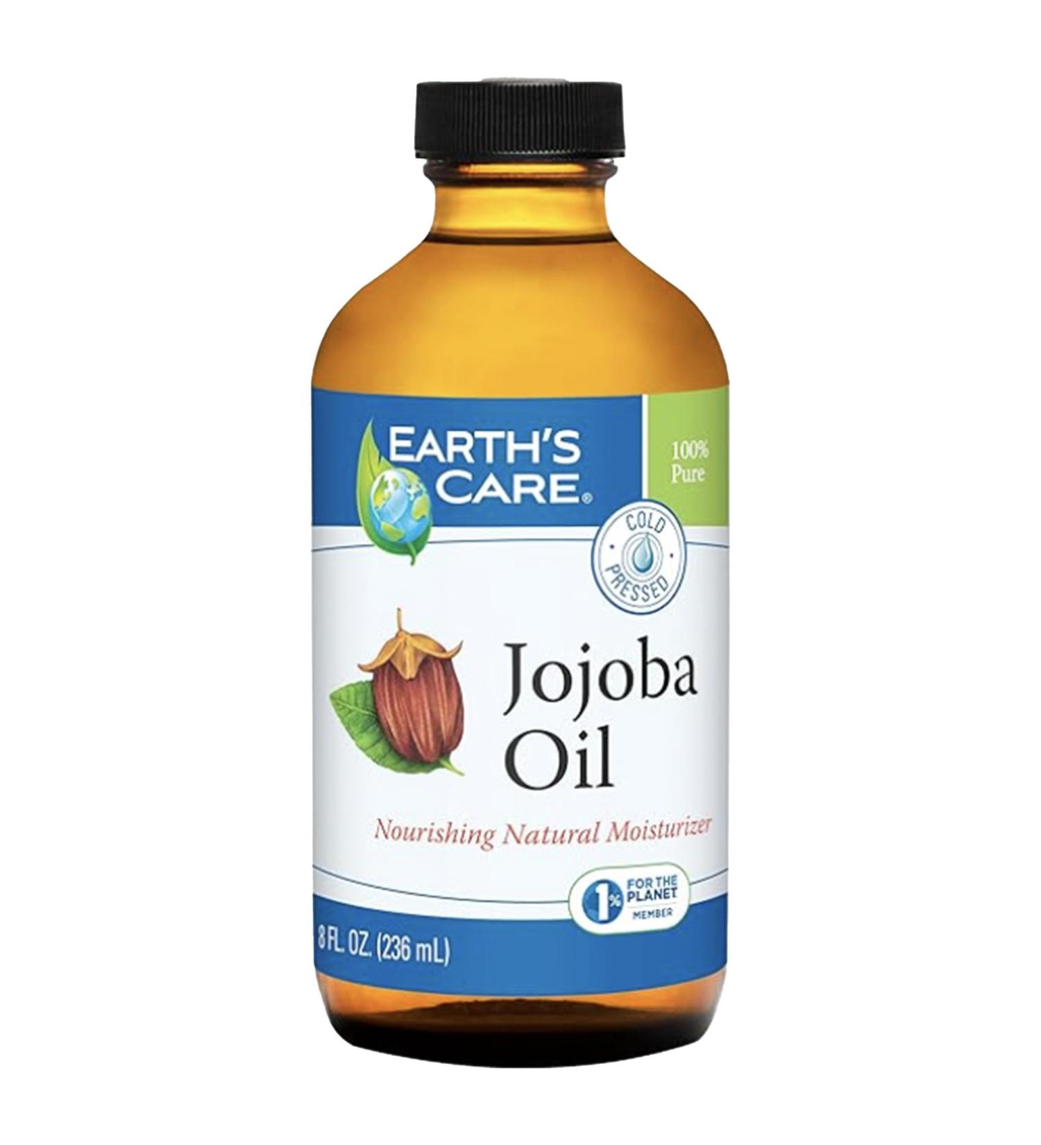 Earth s Care 100% Pure Jojoba Oil - Cold Pressed Natural Moisturizer for Hair Skin & Nails - 8 FL OZ | Shop Internationally - Buy Online on GoSupps.com