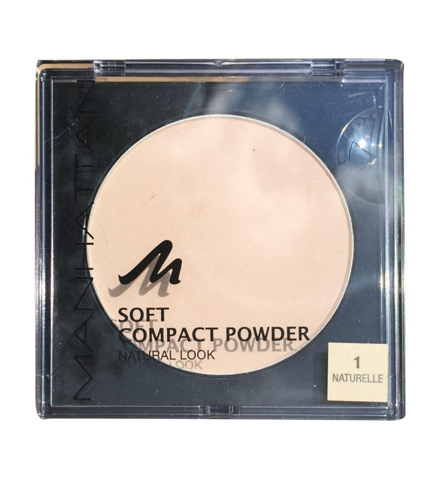 Manhattan Soft Compact Powder - Natural 1 9g | Matte Finish & Even Complexion | International Shipping - Buy Online on GoSupps.com