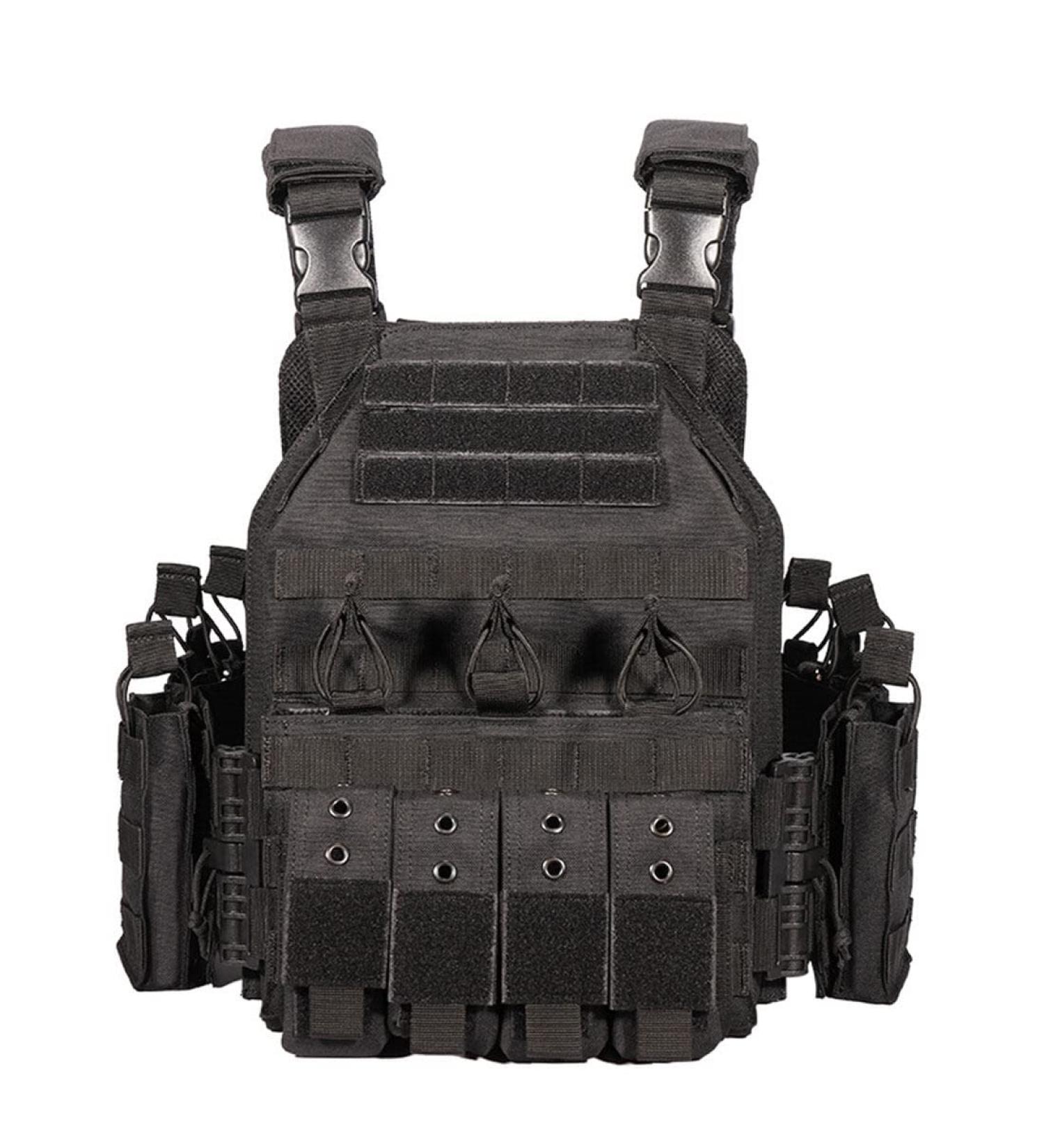 Buy Generic Plate Carrier - Molle Quick Release Tactical Vest in Black | International Shipping Available - Buy Online on GoSupps.com