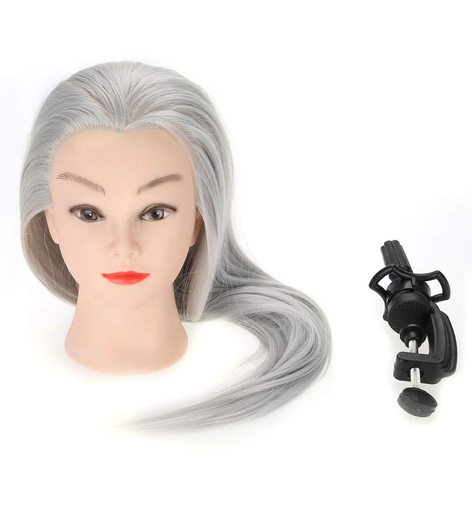 Buy Hairdresser Head Exercise Doll - Cosmetology Training Tool with Support (ET-172#) - Ideal for Hairdressing Salons - Buy Online on GoSupps.com