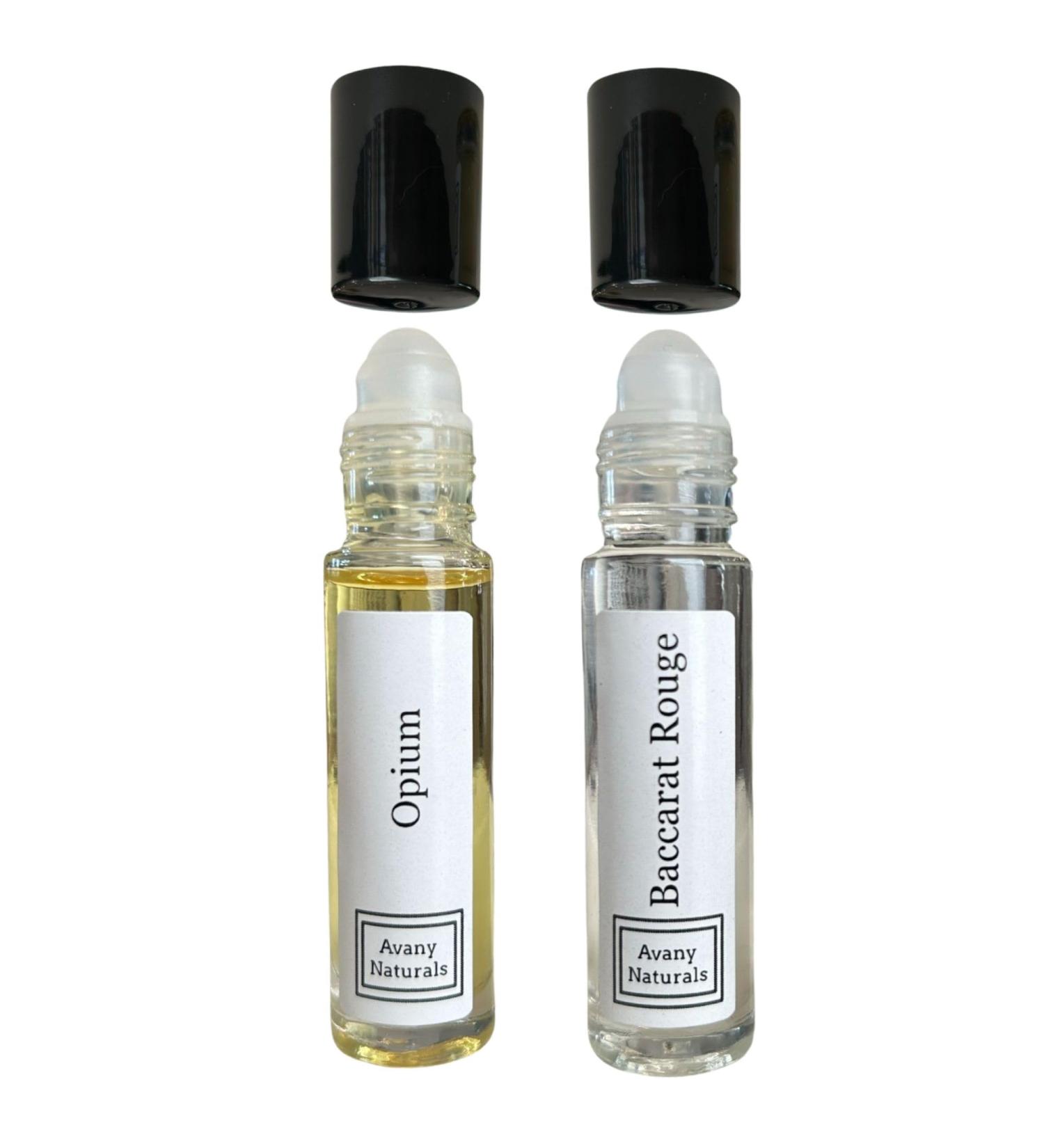 Perfume Sampler Set Woman - Perfumed Body Oil Mini Perfume Rollerball Fragrance Oil Small Perfume Samples Travel Size Cologne 2 pc Duo (Set #4) - Buy Online on GoSupps.com