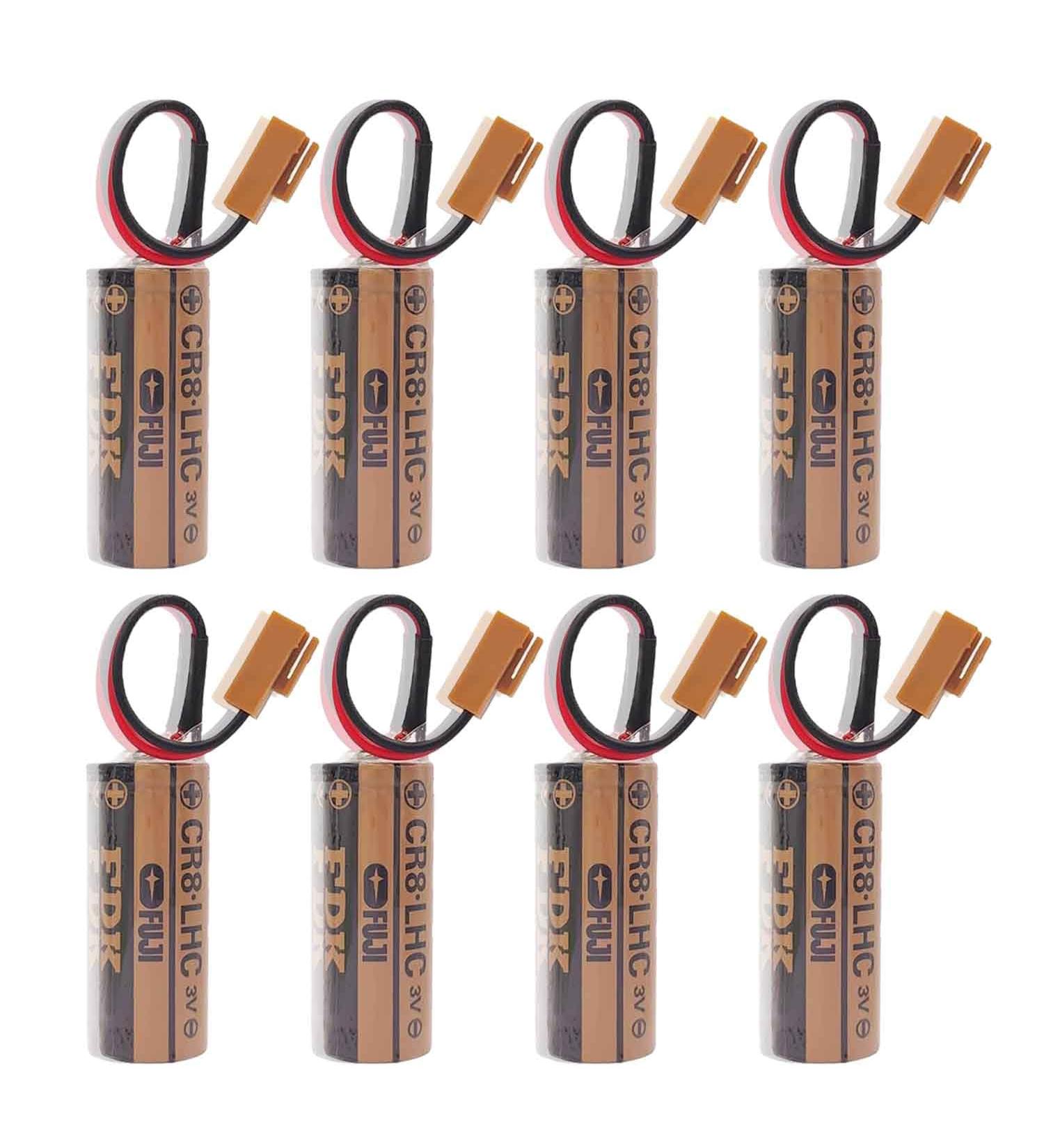 Buy 8 Pcs CR8.LHC 3V 2600mAh Battery for Fuji FDK CR8-LHC | Reliable Automatic Flusher Power - Buy Online on GoSupps.com
