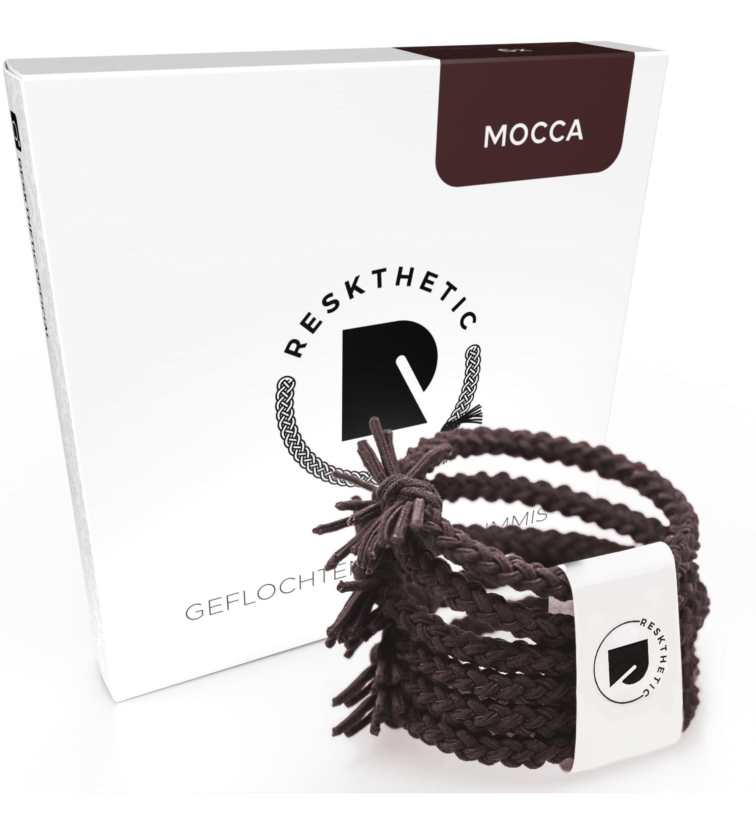 Reskthetic Hair Tie - Premium Brown Braided Hair Tie for Strong Hold & Hair-Friendly Comfort - Buy Online on GoSupps.com