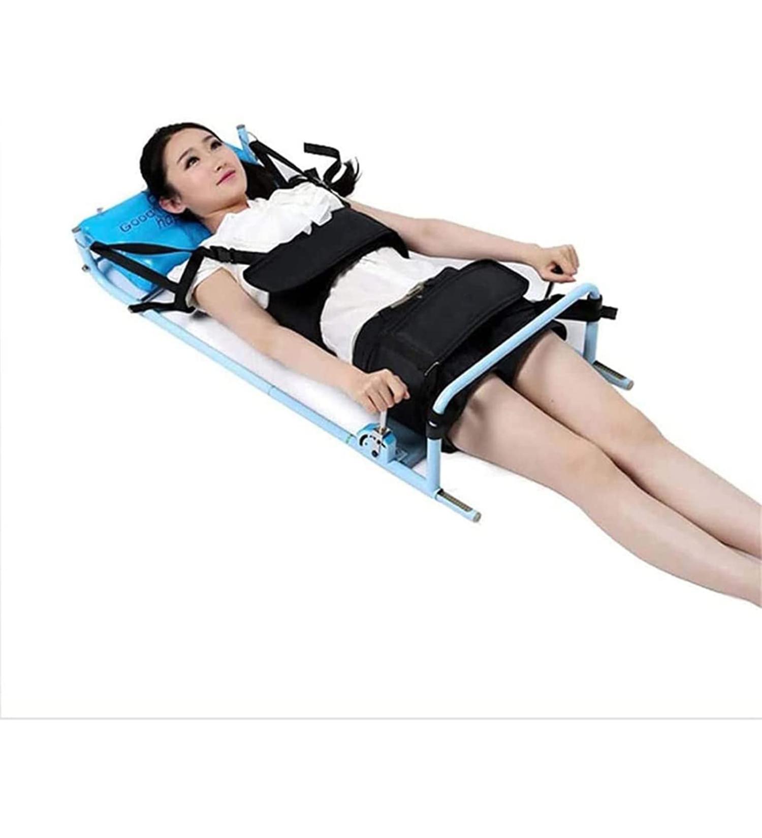 Wolves Cervical Spine Extension Stretcher - Spinal Traction Bed & Neck Massage Device for Home Use | Adjustable Traction Strength 0-200n & Waist 0-800n - Buy Online on GoSupps.com