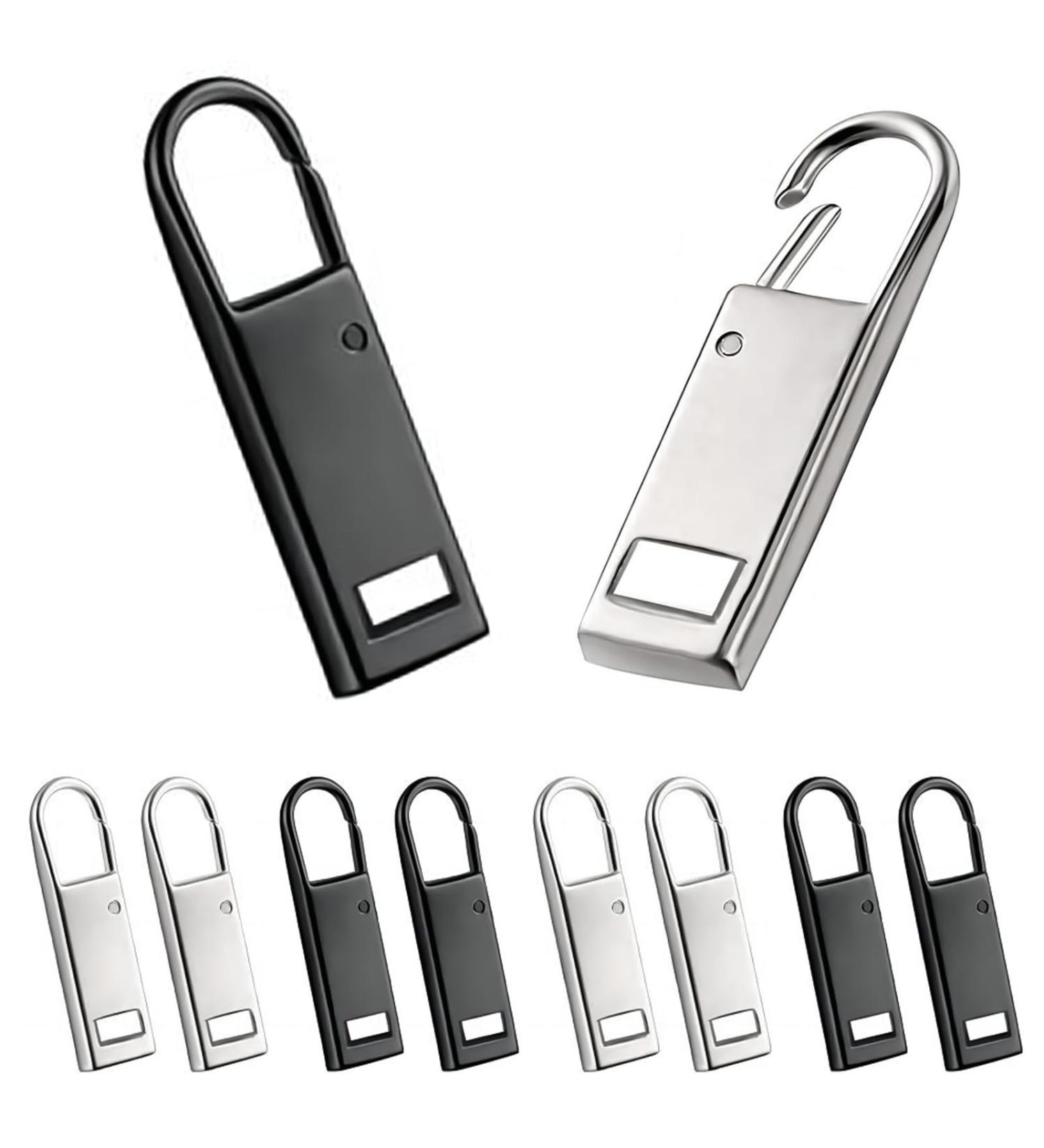 12-Piece Zipper Replacement Set for Clothing Jackets & Suitcases - High-Quality Zipper Sliders & Pull Tabs for DIY Crafting - Buy Online on GoSupps.com