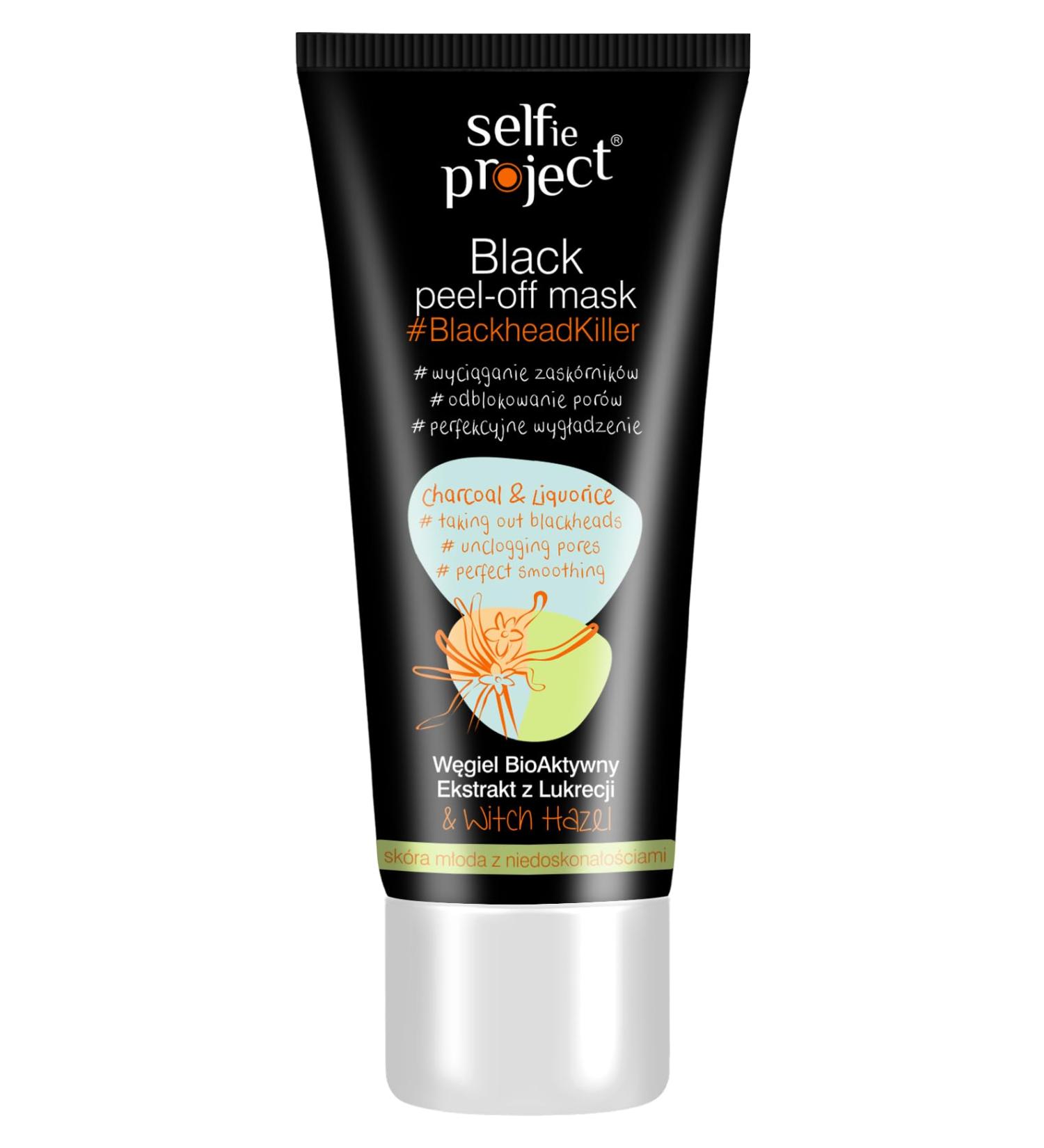 Selfie Project Selfie Project Peeloff Mask #BlackheadKiller Noir 50 ml