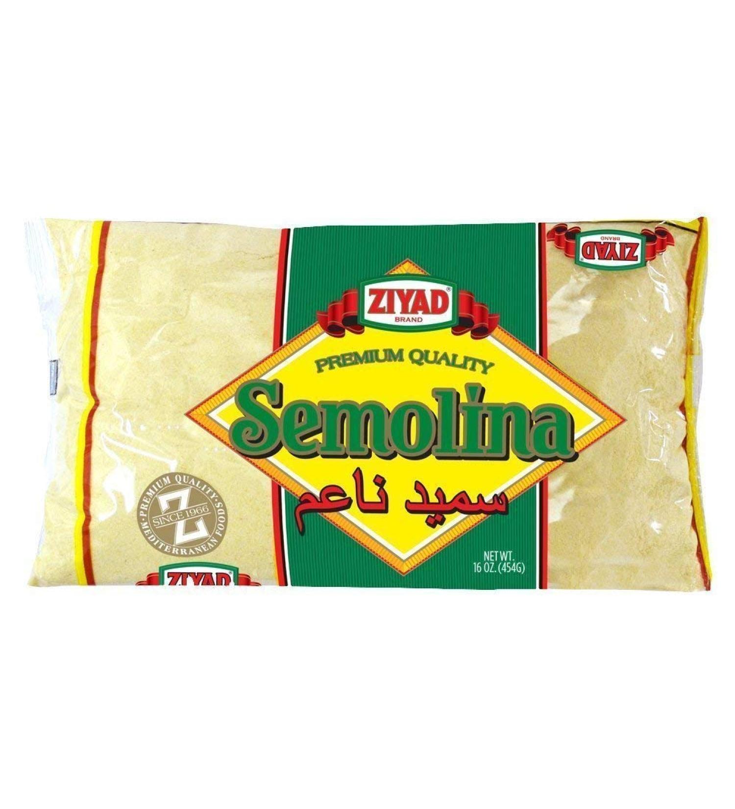 Ziyad Semolina Wheat Flour 16oz - Ideal for Stews, Soups, Baking, and More! - Buy Online on GoSupps.com