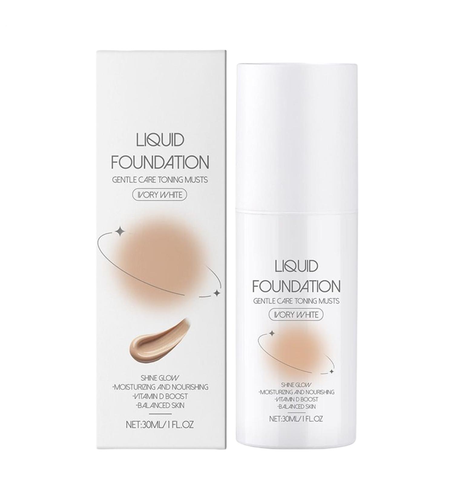  Esncddym Moisturizing Foundation Makeup Lightweight Foundation for Oily Skin | Lightweight Makeup Base Moisturizing Foundation Long Lasting Full Coverage Oil Control Cover - Buy Online on GoSupps.com