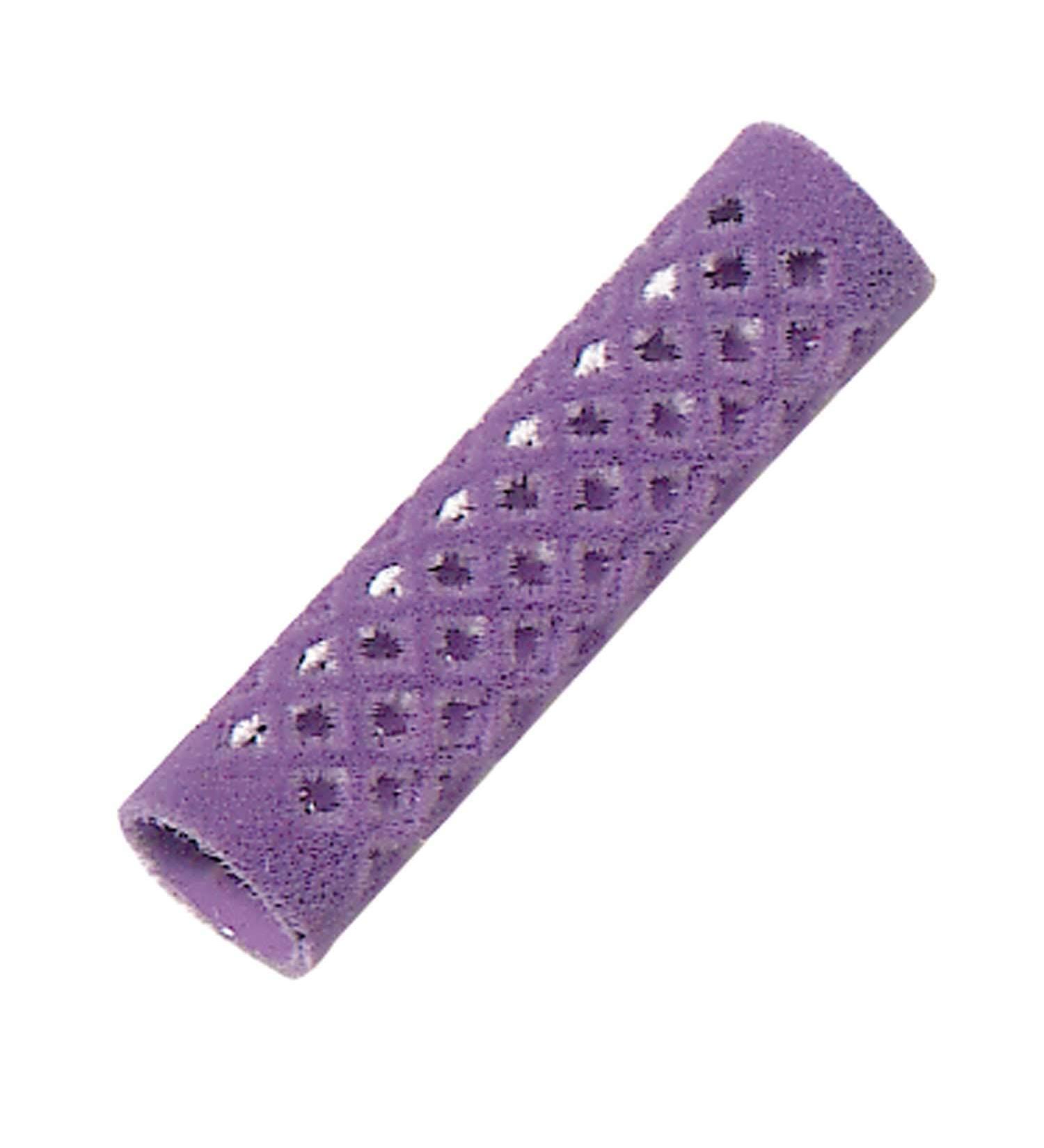 Comair 3012179 Metal curlers 12 pieces long 15 mm violet Violet 12 pieces (1 pack)