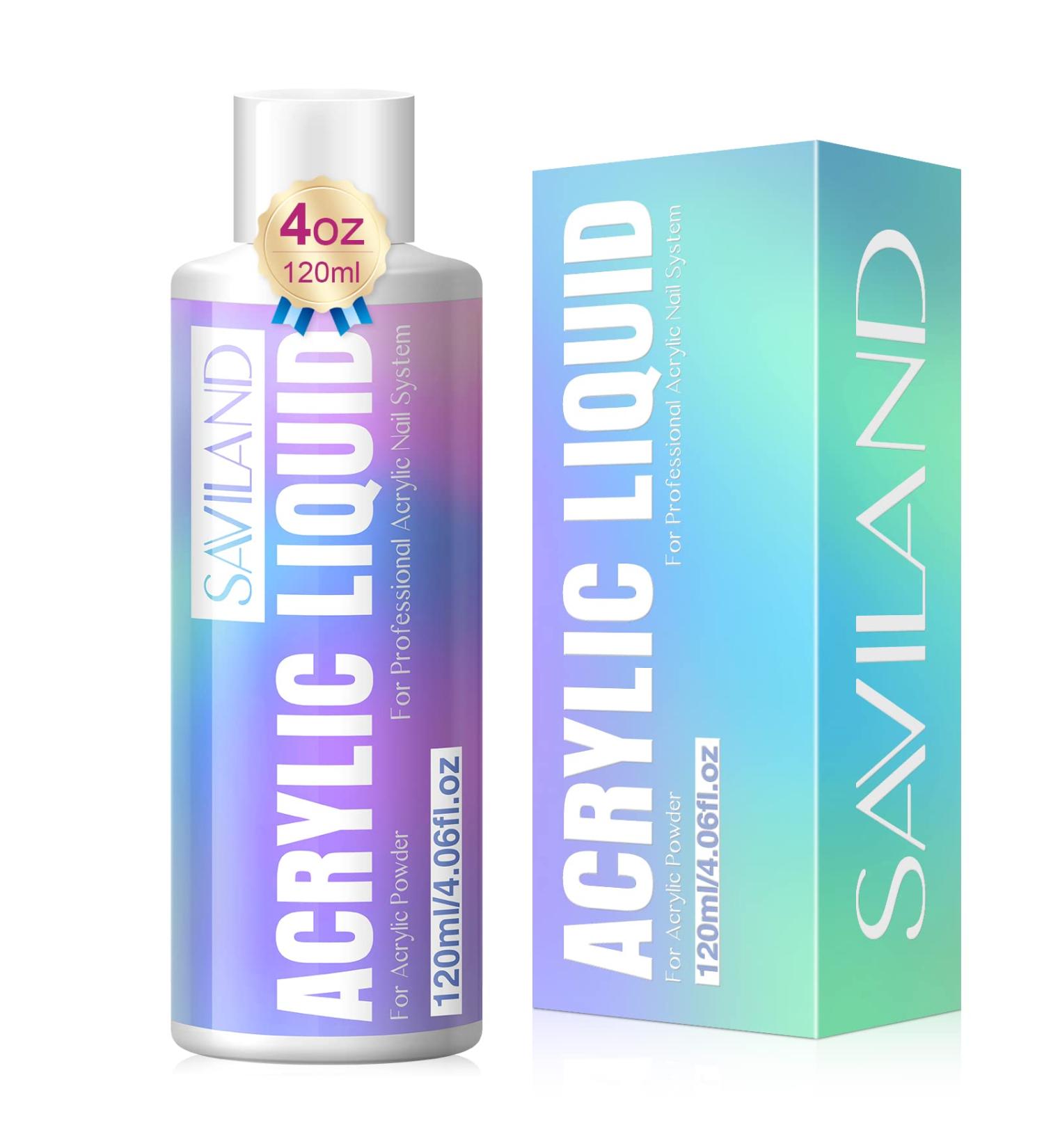 Saviland 120ml Monomer Acrylic Nail Liquid - Non-Yellowing Formula for Acrylic Nails Nail Extensions & DIY Applications - Buy Online on GoSupps.com