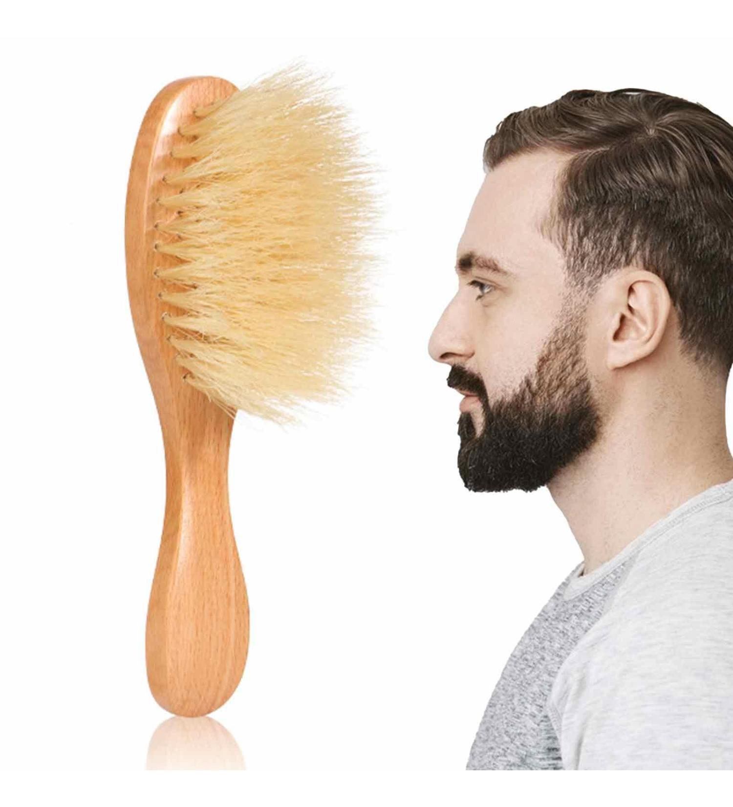Pologmase Beard Brush | Professional Cleaning Device for Men | Multifunctional Travel & Hotel Bar Brush | Ideal Gift for Him - Buy Online on GoSupps.com