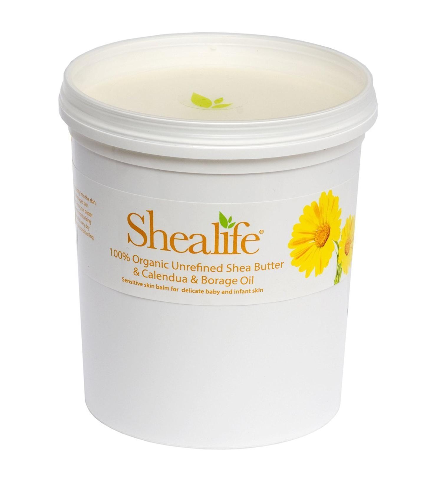 Organic Unrefined Shea Butter Calendula and Borage Oil for Conditioning Sensitive and Dry Skin Baby Skin Salve Treatment of Eczema Psoriasis and Damaged Skin. 1 Kg - Buy Online on GoSupps.com