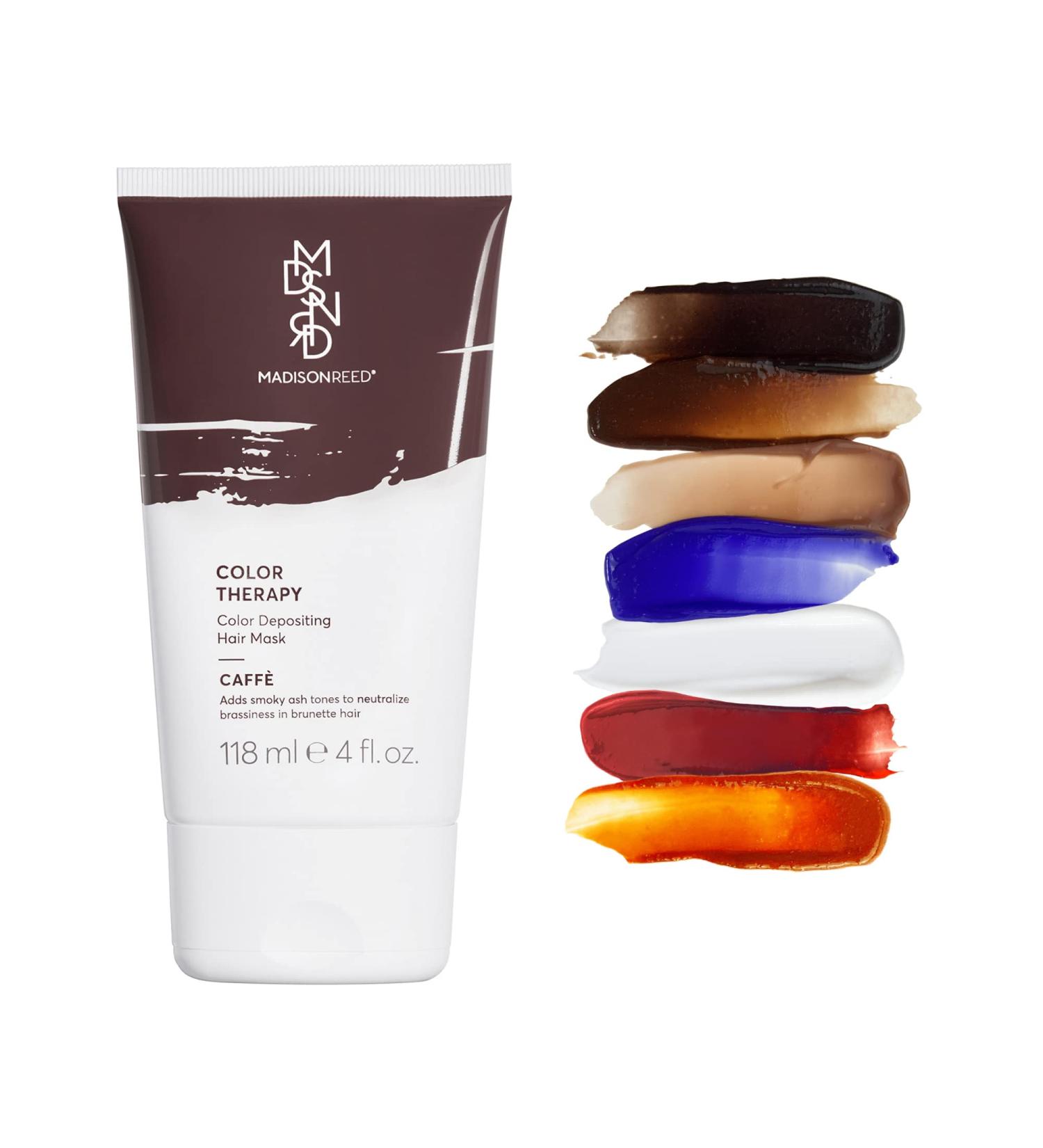 Madison Reed Color Therapy Caffe Hair Mask & Deep Conditioning Treatment - Intensely Hydrating, Color Depositing, Keratin & Argan Oil - 4 Fl Oz - Buy Online on GoSupps.com