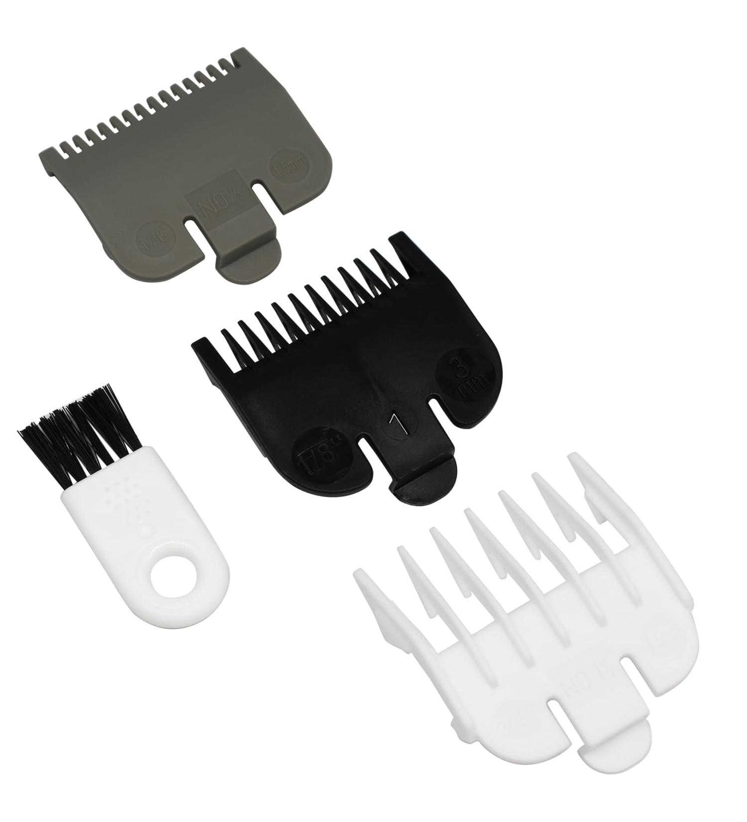 Professional Hair Clipper Attachment Combs Set Guard Guide Combs Compatible with Wahl Standard Full-Sized Magic Clip Super Taper 8148/8504/1919/8591 Hair Clippers (3) - Buy Online on GoSupps.com