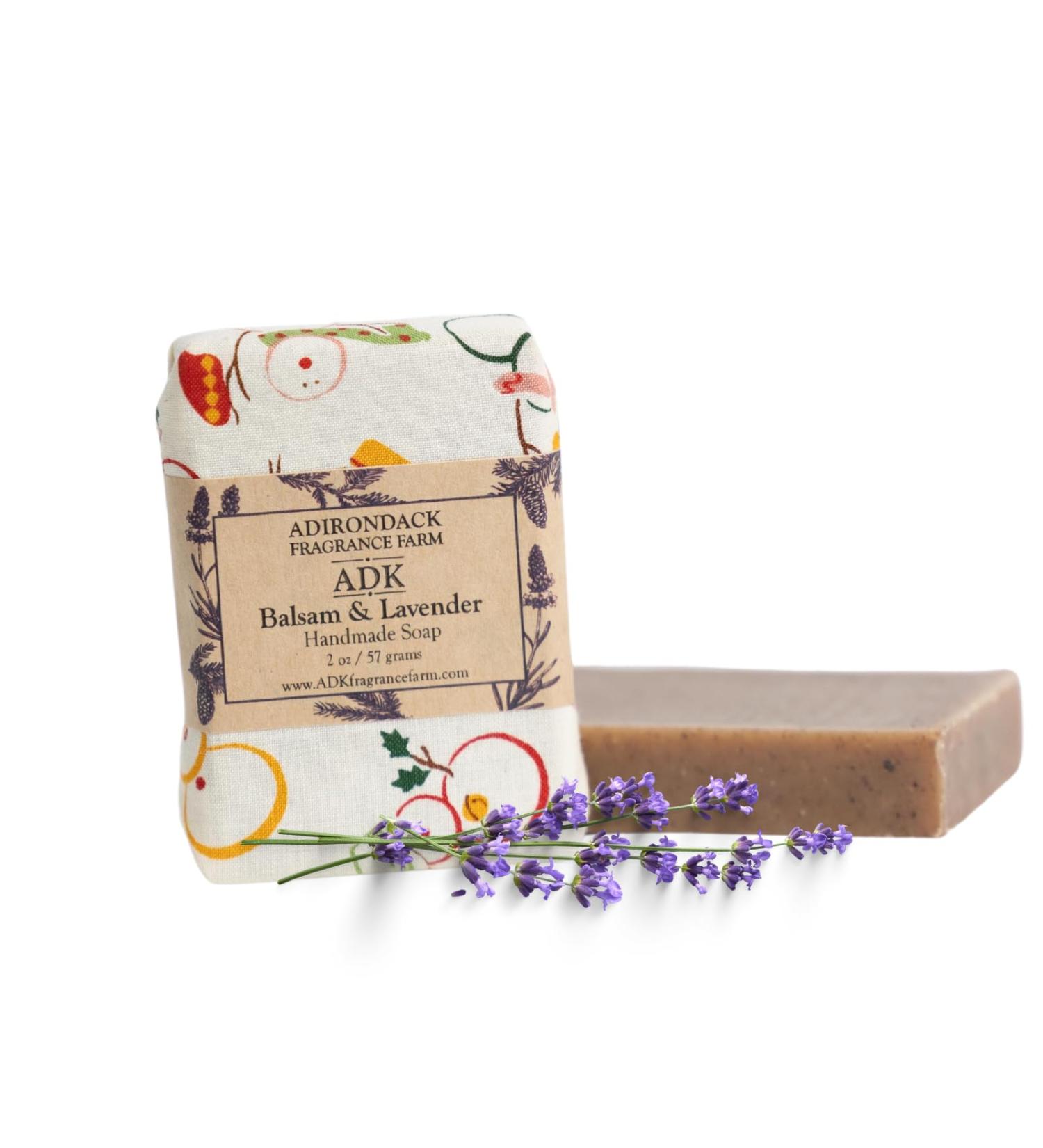 ADK Natural Balsam & Lavender Soap Bar - Handmade Organic Vegan Olive Oil Soap for All Skin Types - Moisturizing Body Soap for Men Women & Babies (2 oz - Buy Online on GoSupps.com