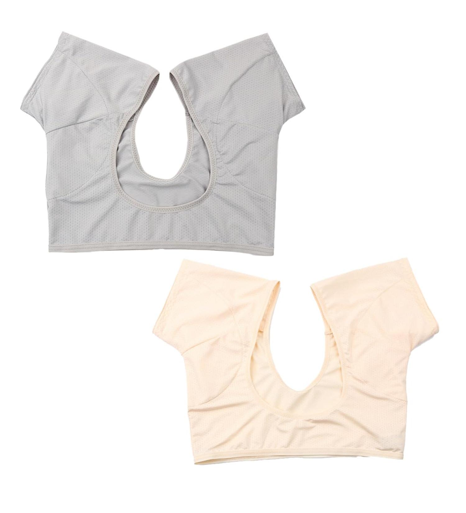 2-Pack Women's Underarm Sweat Pads - Breathable Underwear - Reusable - Sweat-Absorbing - Women's Sweat Pads - Buy Online on GoSupps.com