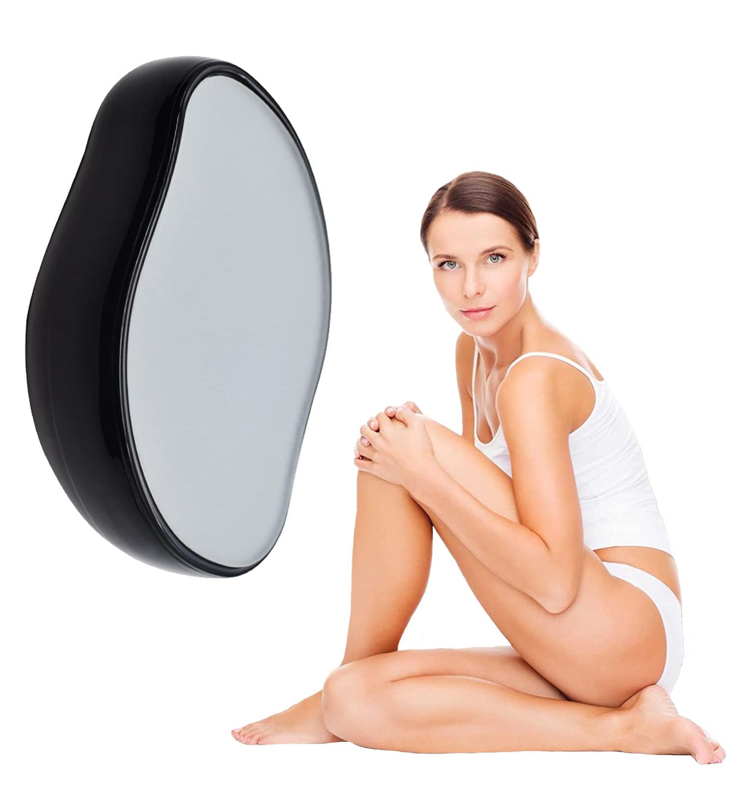 Manual Epilator Gentle Exfoliating Glass Epilator Painless Magic Crystal Hair Removal 2022 New Magic Crystal Epilator Skin Exfoliating Tool for Any Parts of Arms and Legs (black) - Buy Online on GoSupps.com