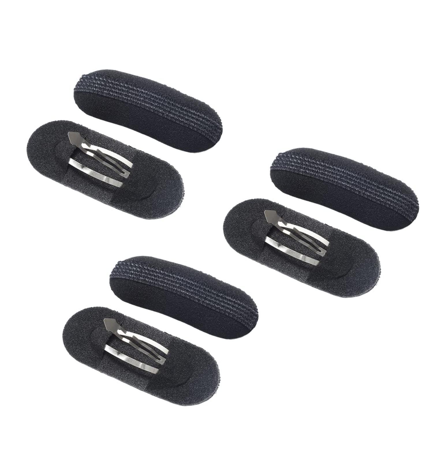 3 Pairs Women's Sponge Hair Volume Bump Inserts - Black Hair Pads & Bun Maker Accessories - Buy Online on GoSupps.com