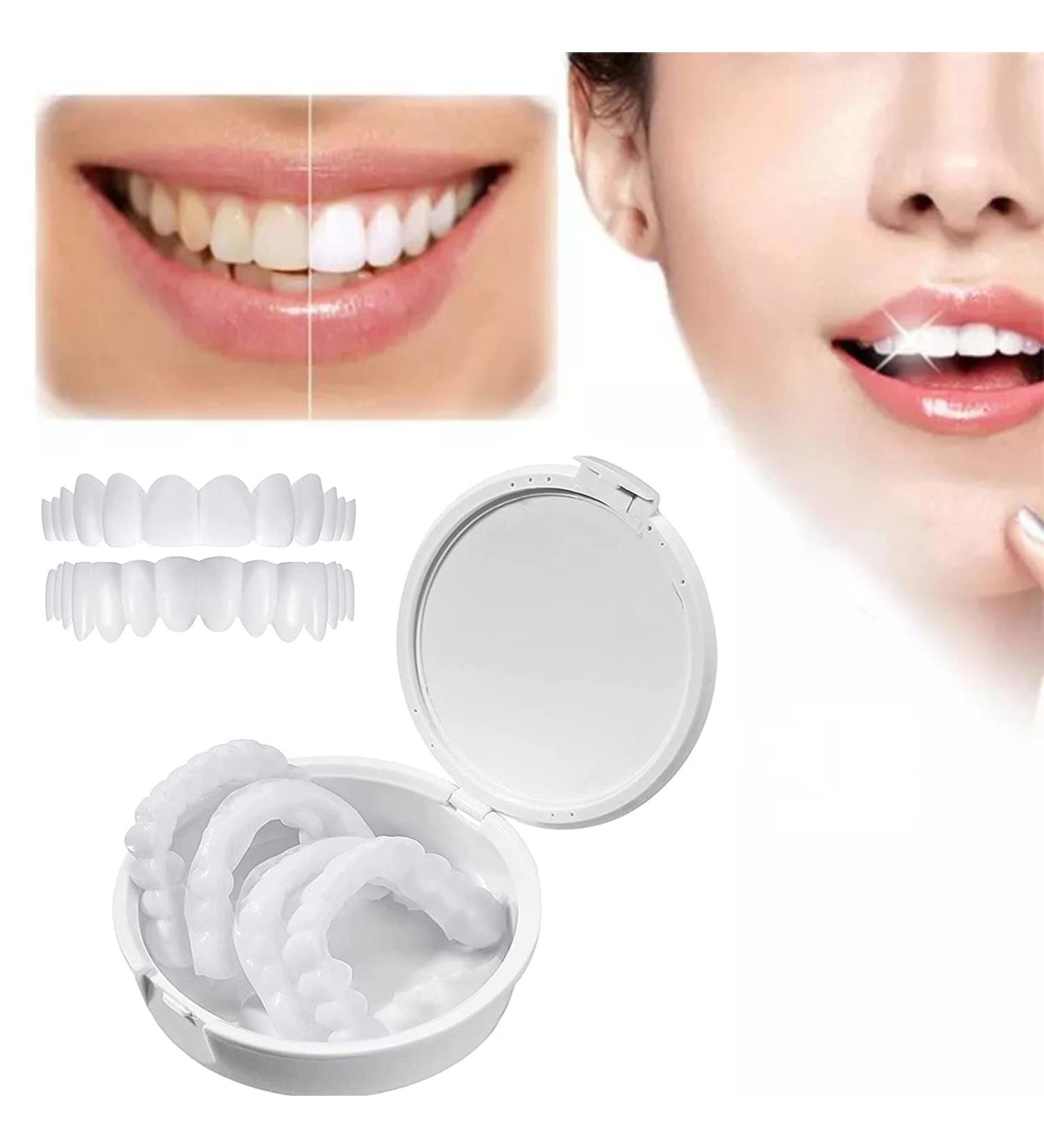 Instant Perfect Smile - WTTFC Cosmetic Teeth Veneers | Upper & Lower Snap-On Whitening Dentures - Buy Online on GoSupps.com