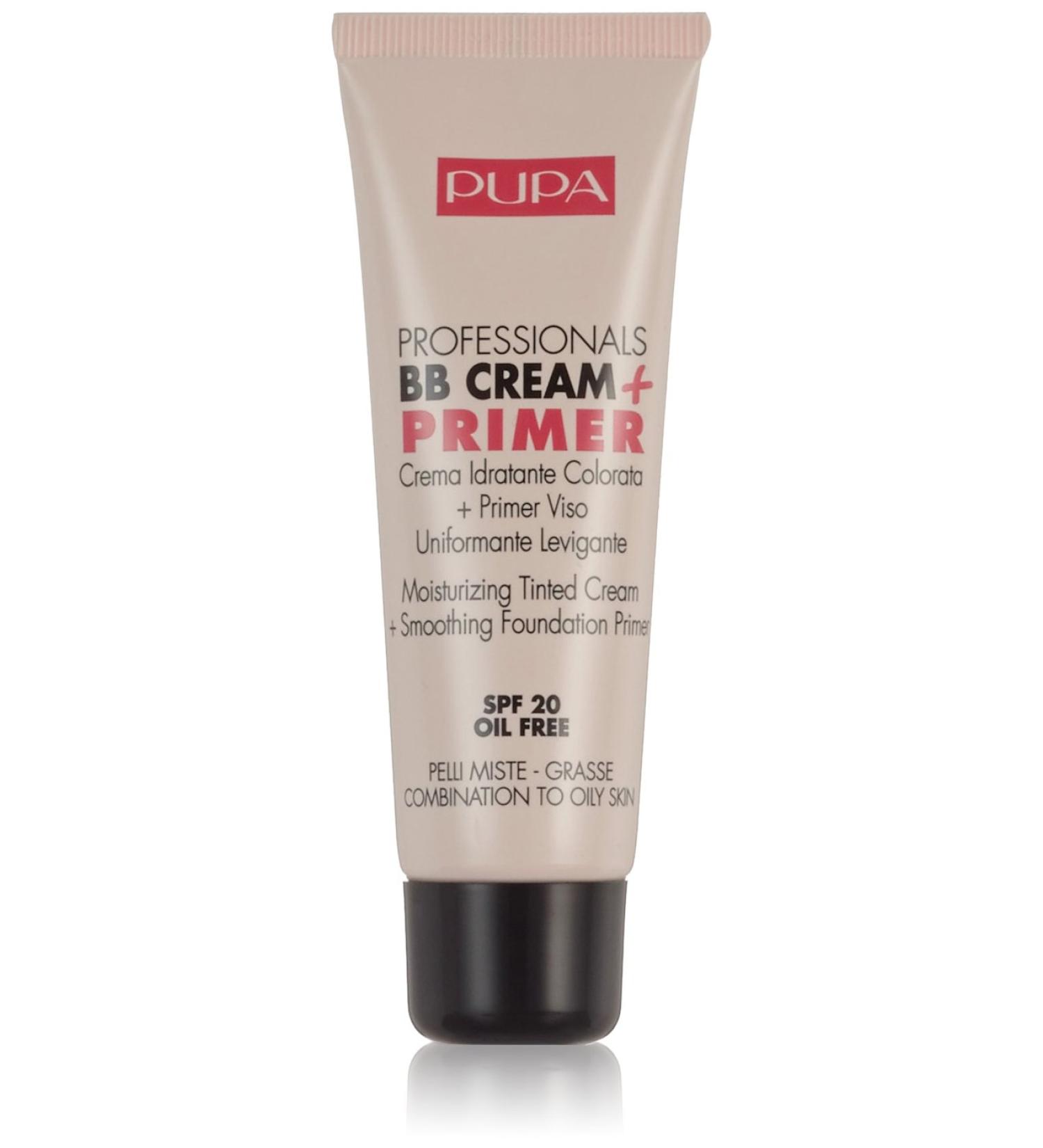 PUPA Milano BB Cream + Primer for Oily Skin 50ml - Shade 001 Nude - Buy Online on GoSupps.com