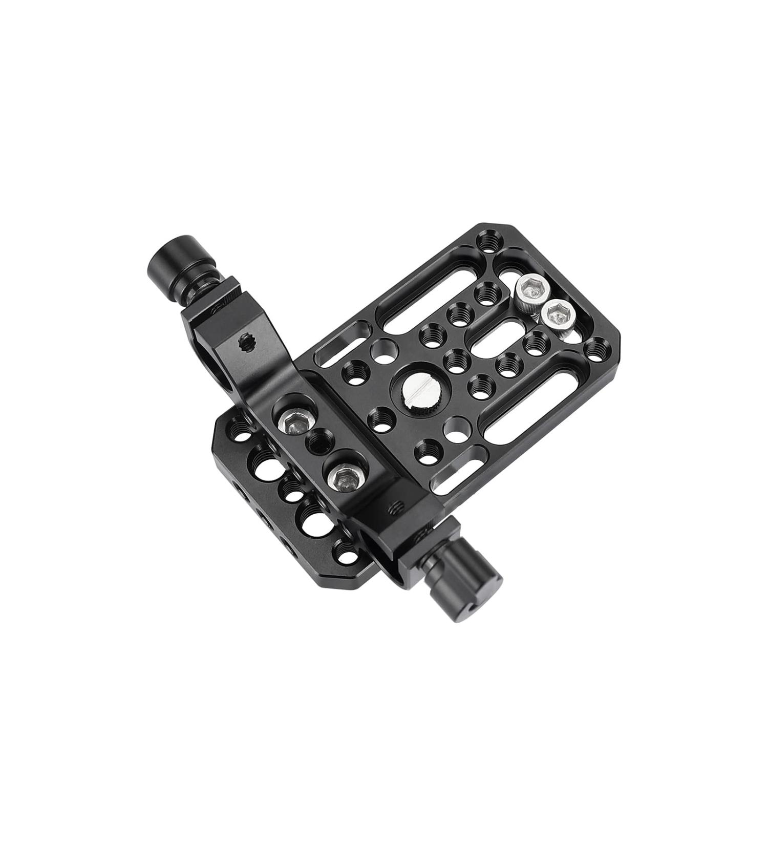 SZRIG Universal Camera Baseplate with 15mm Dual Rod Clamp for Shoulder Rig Tripod - Buy Online on GoSupps.com