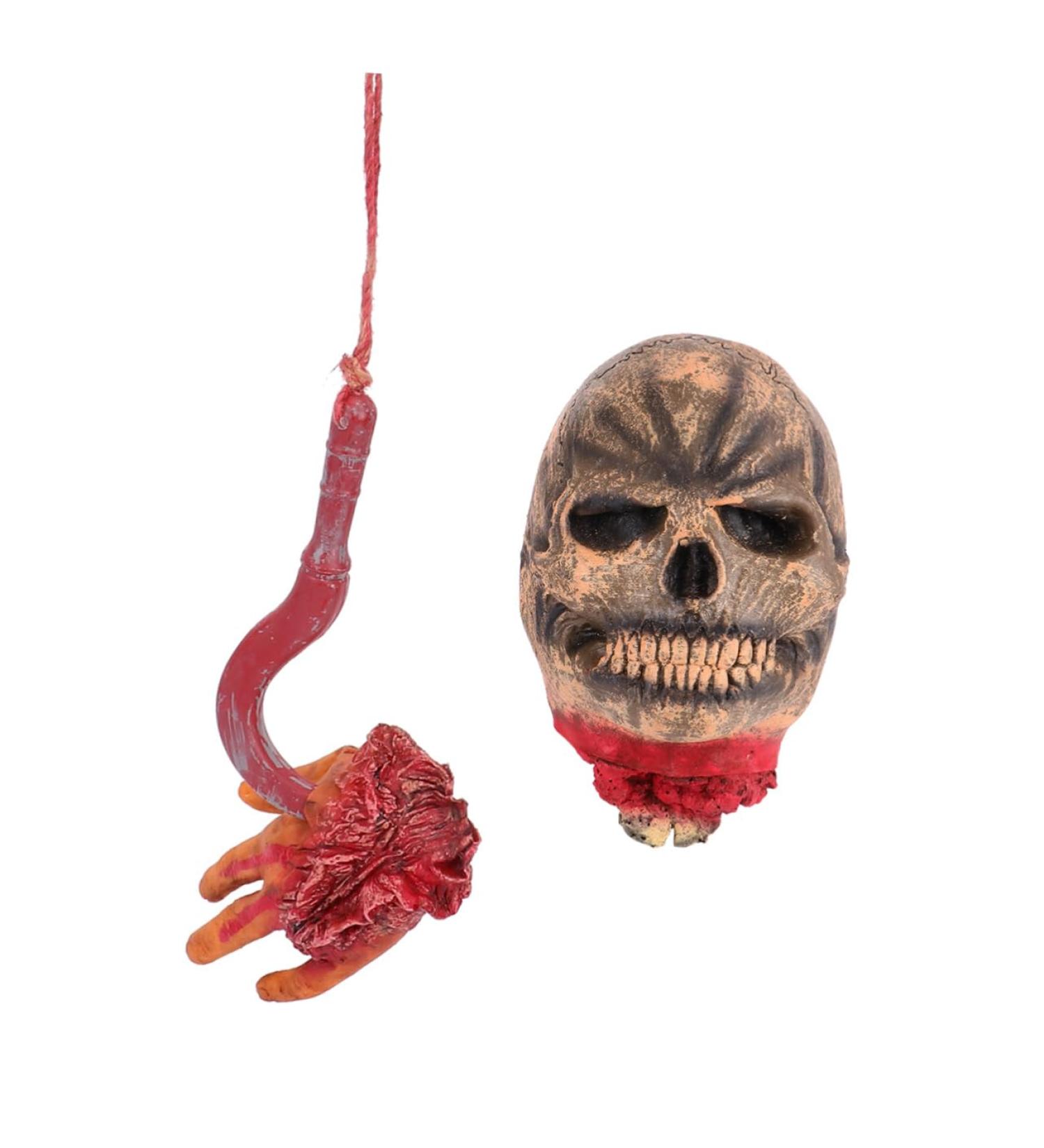 ifundom Halloween Horror Props Haunted House Horror Props Halloween Creepy Ornaments Scary Decor Scary Human Parts Model Bloody Human Parts Props Body Prop Vinyl Decorations Human Body - Buy Online on GoSupps.com
