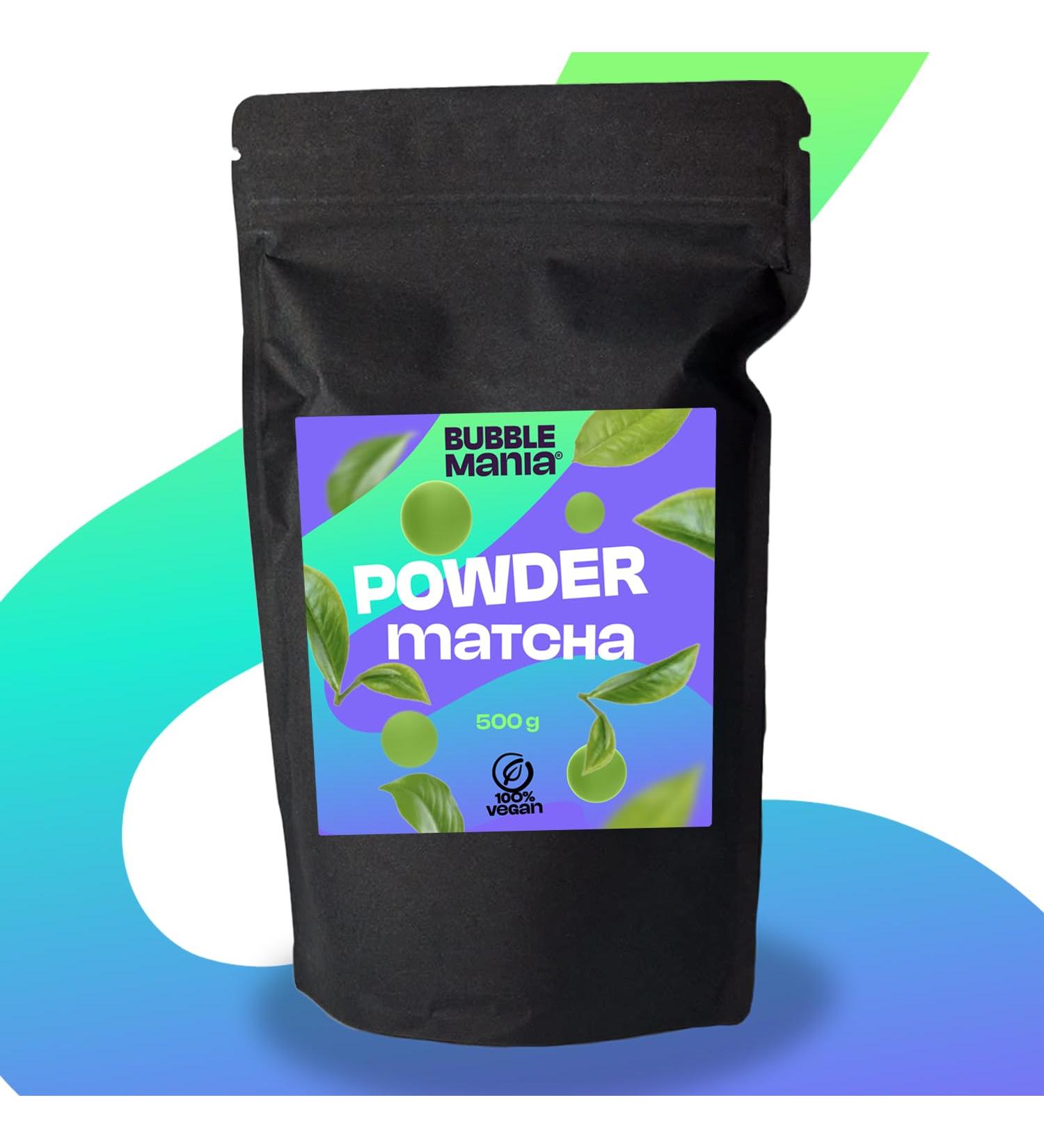 Buy High-Quality Matcha Bubble Tea Powder | 500g Milk Tea Mix for Strong Flavor | Ideal for Smooth Bubble Tea - Buy Online on GoSupps.com