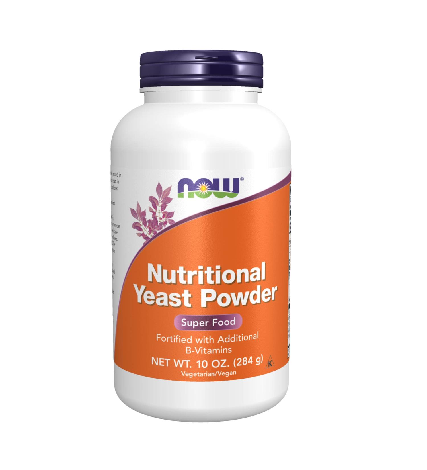 Now Foods Nutritional Yeast Powder 10 oz - Vegan & Gluten-Free Superfood - Buy Online on GoSupps.com