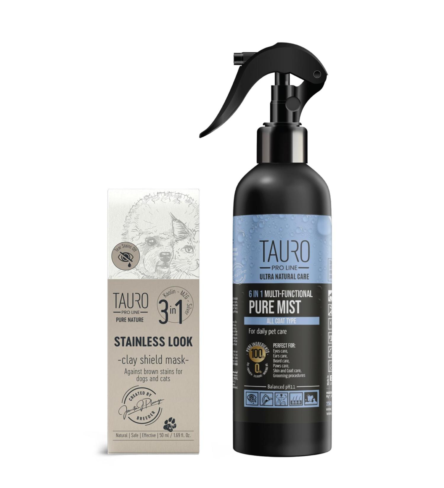 Tauro Proline Clear-Eye 6in1 Multifunctional Spray - Stain Remover & Eye Care for Dogs & Cats | Pure Mist Solution - Buy Online on GoSupps.com