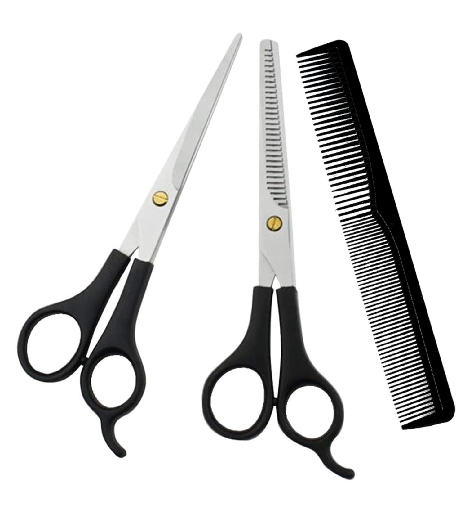 Dog Grooming Shears Kit Pets Grooming Scissors Set with Bonous Comb Made of Japanese Stainless Steel Lightweight Fashionable and Durable for Groomers - Buy Online on GoSupps.com