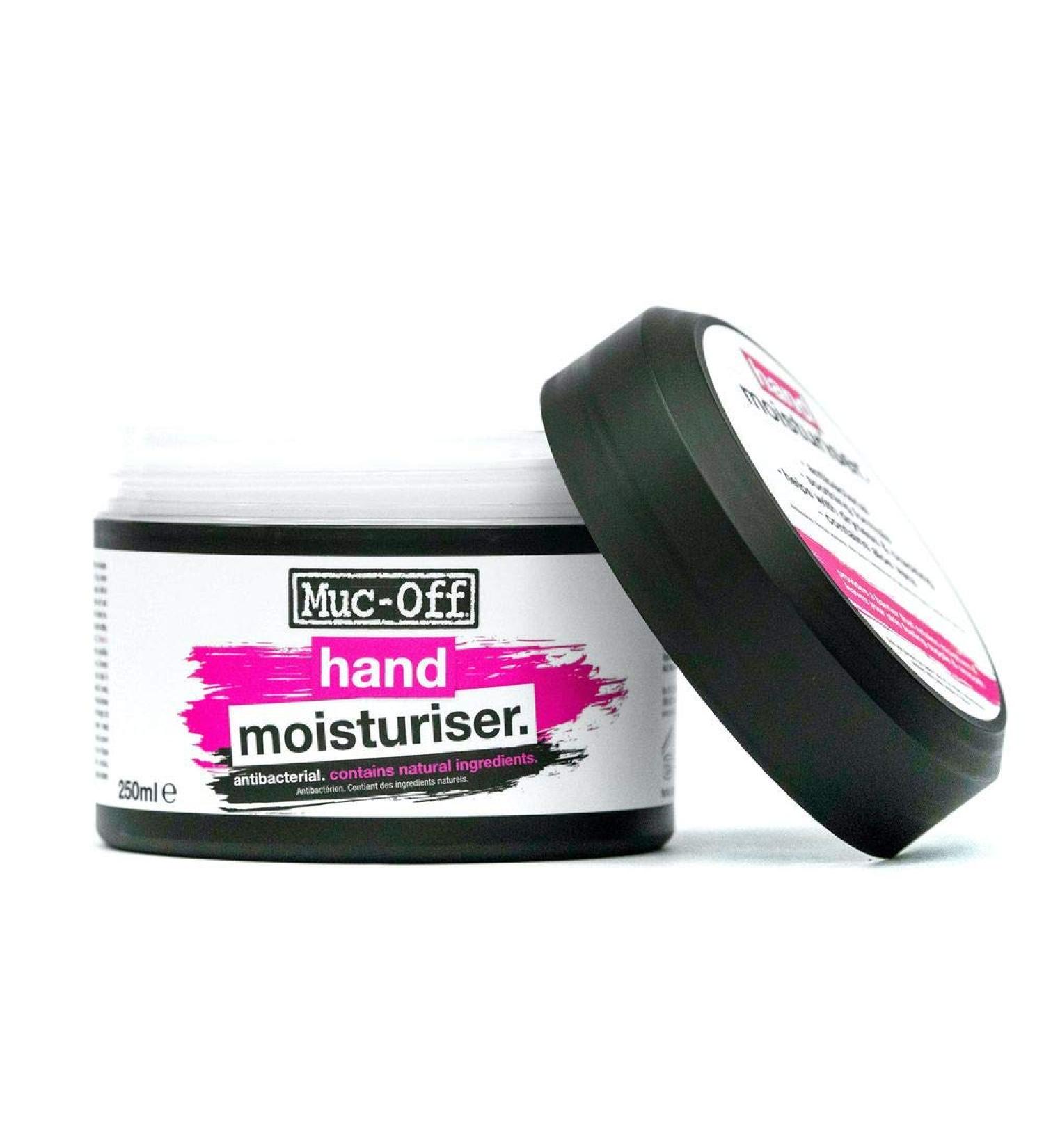 Muc-Off Antibacterial Hand Moisturiser 250 Millilitres - Ultra-Hydrating Hand Cream For Post-Wash Protection Against Dry And Cracked Skin