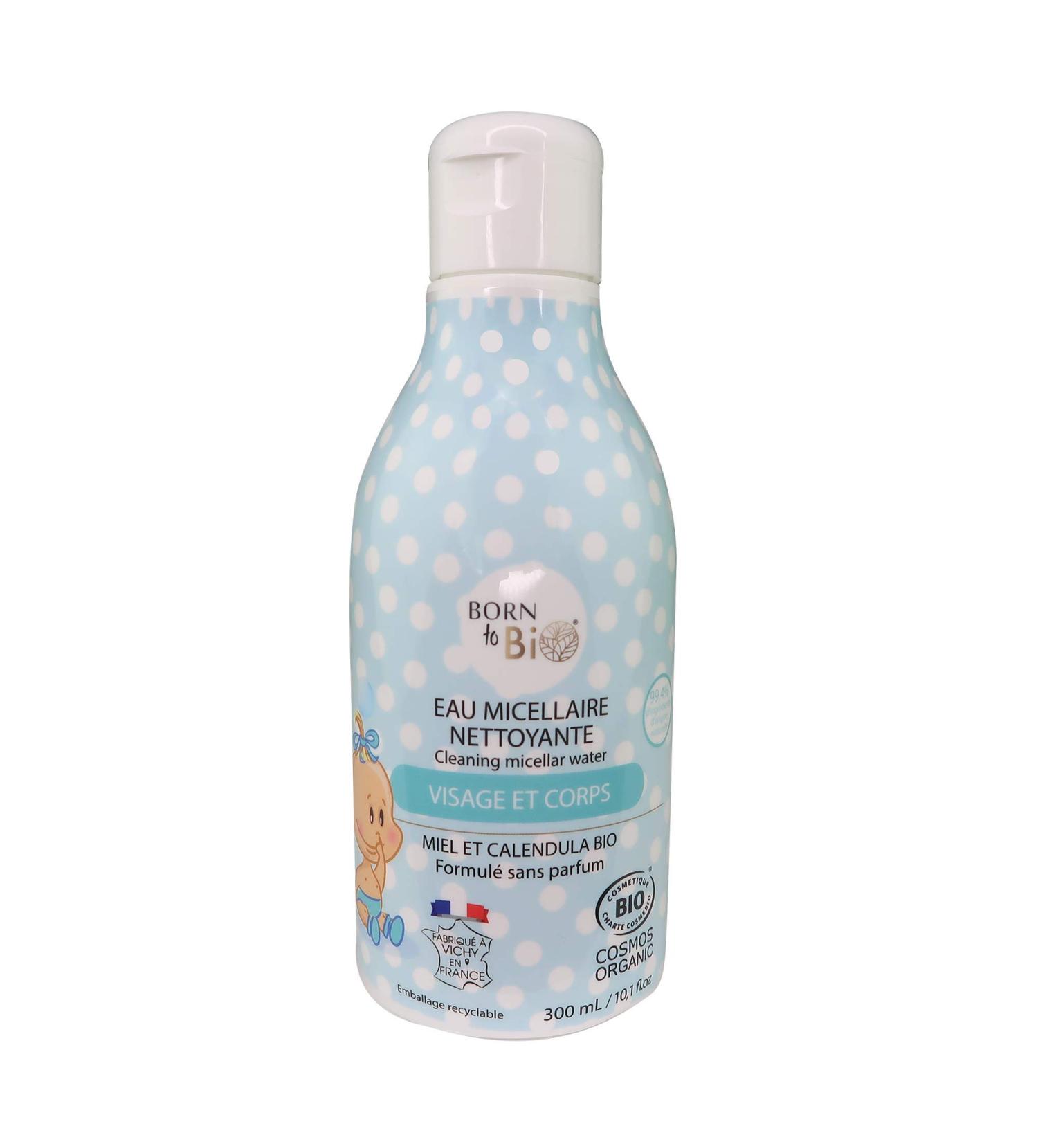 BORN TO BIO Ecocert Certified Organic Cleansing Micellar Water for Baby 300 ml