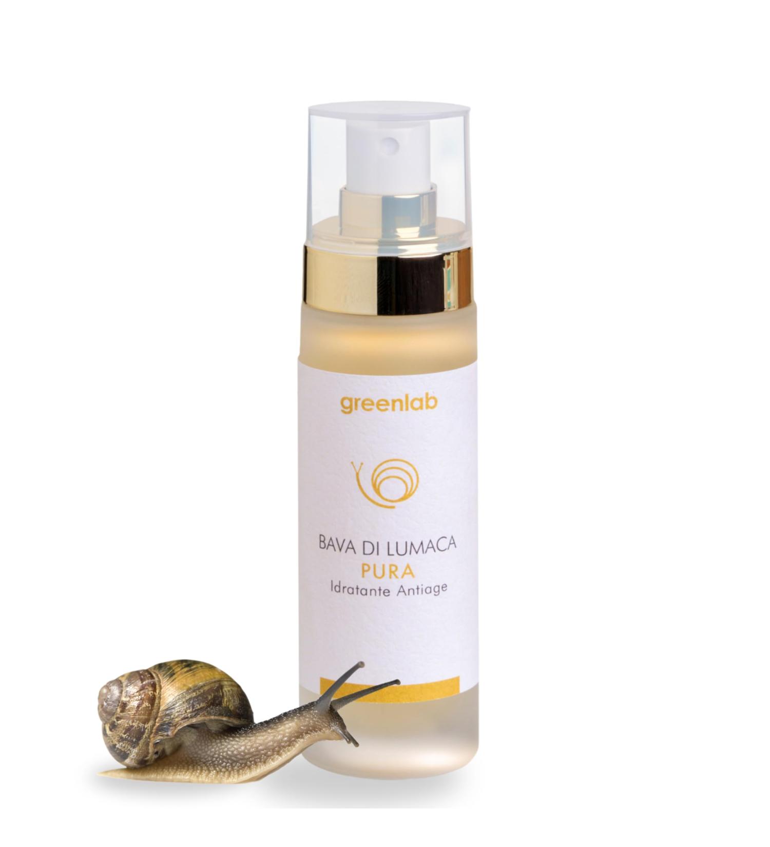 BAVA d'escargot Pure GREENLAB 50 ml 100 % Made in Italy Anti-age hydratant apaisant purifiant et r g n rant pour tous les types de peau. R duit les rides et les taches de peau. - Buy Online on GoSupps.com