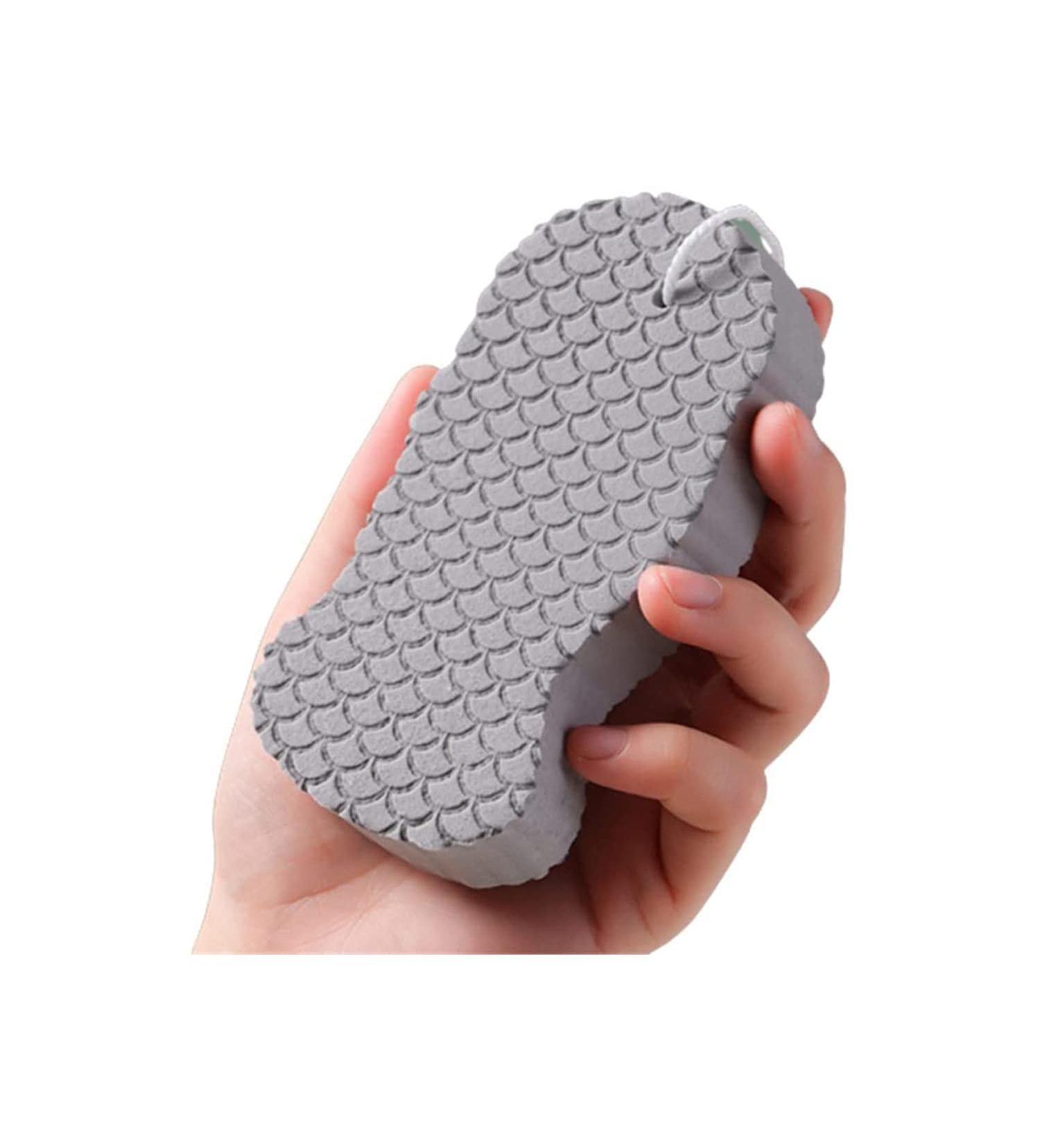 Superpeeler Dead Skin Remover Sponge - Fitmedify Body Bath Shower Brush (Grey) - Buy Online on GoSupps.com
