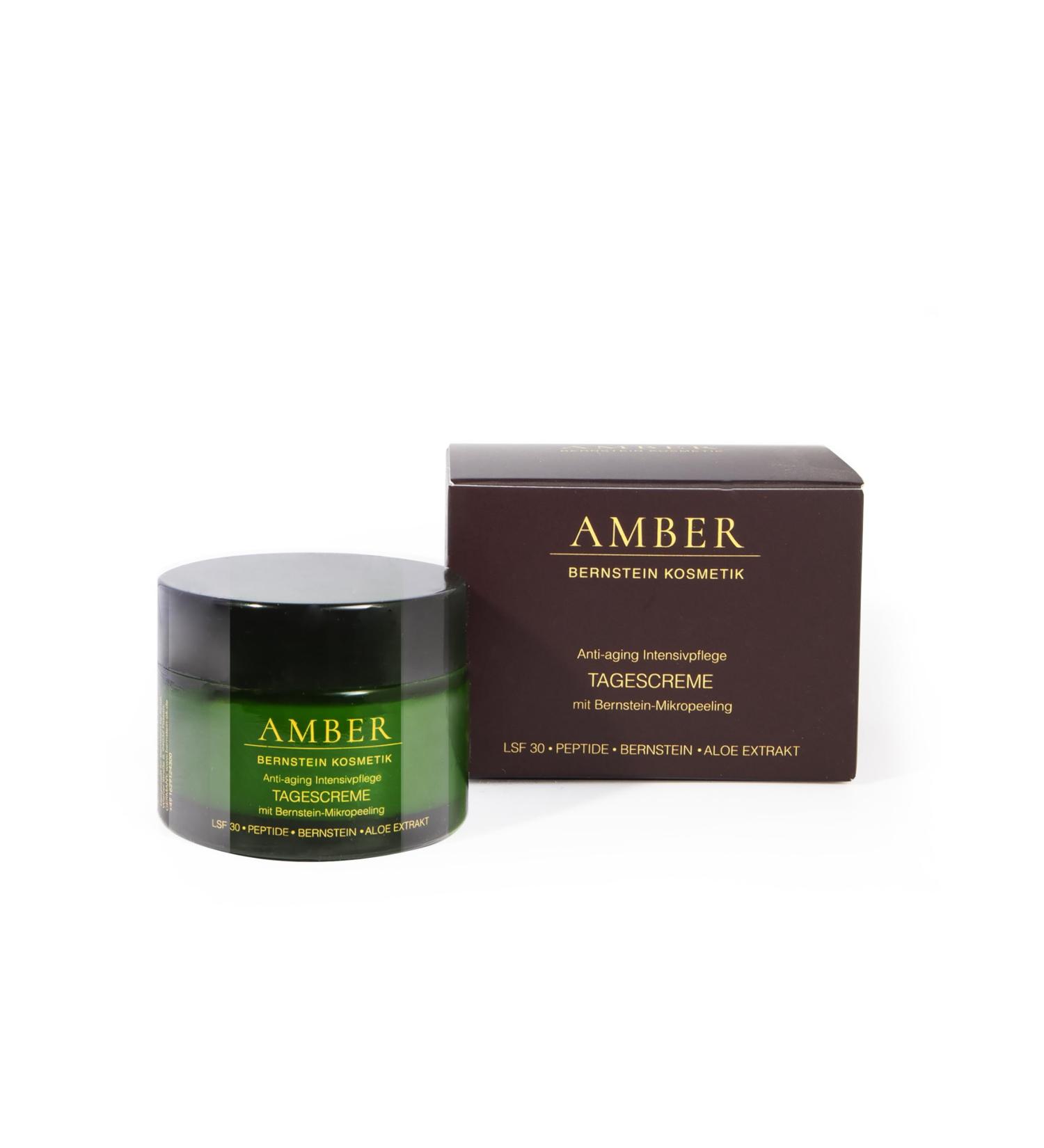 Amber Anti-Ageing Intensive Care Day Cream with Amber Micropeeling SPF 30 50 ml Effective Solution Against Pigment Spots Post-Acne Stains Blemished Skin - Buy Online on GoSupps.com