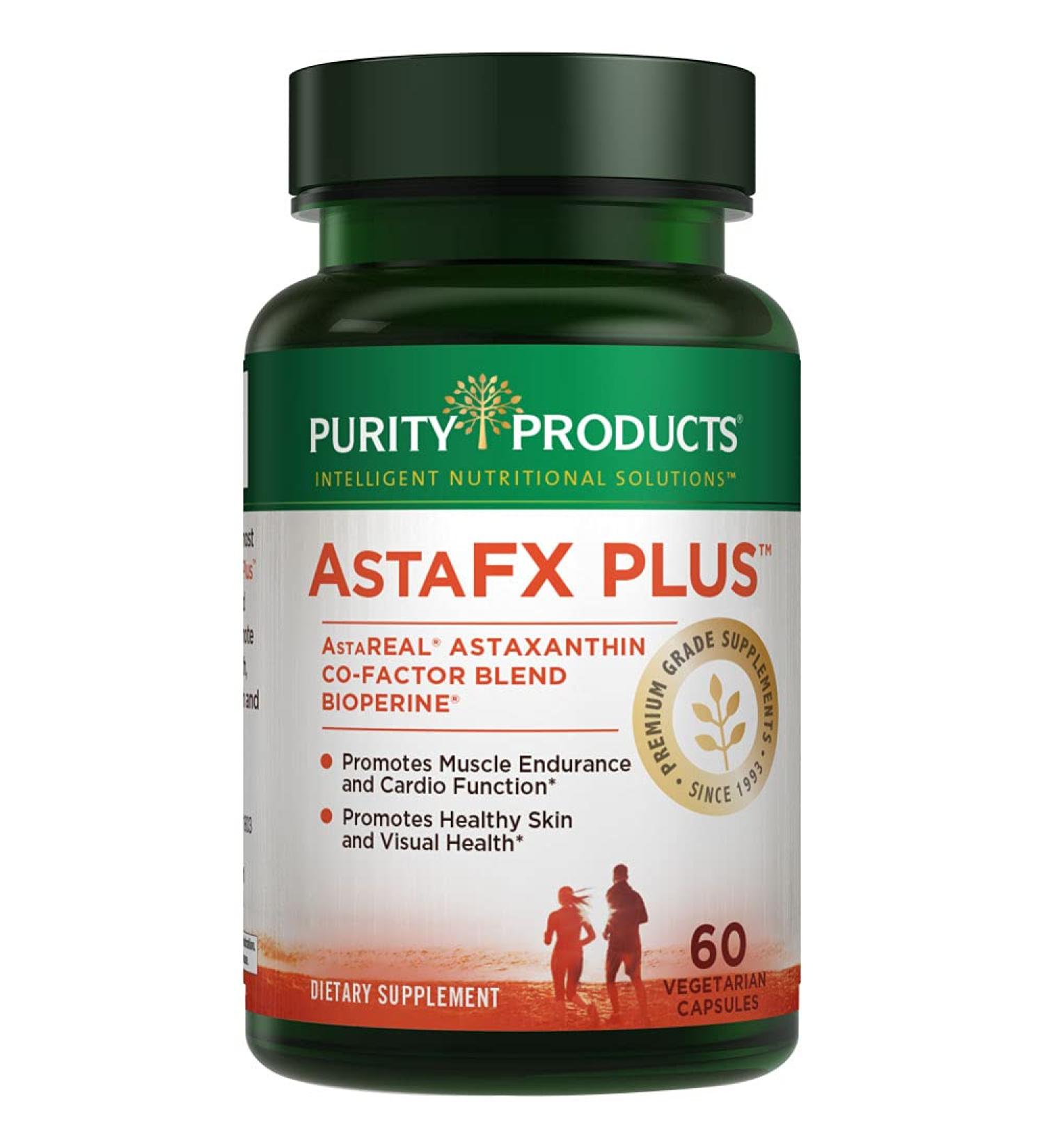 AstaFX Plus: Astaxanthin Super Formula - 30 Day Supply - Supports Endurance, Healthy Skin & Visual Health - Up to 6,000x More Powerful Than Vitamin C - Buy Online on GoSupps.com