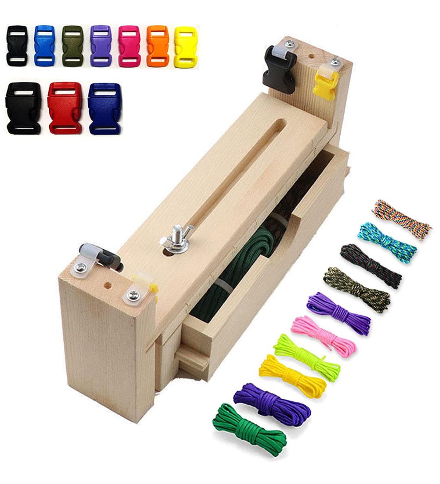 Afantti Bracelet Maker Kit | Paracord Jig Tool with 10 Paracord Strands | DIY Bracelet Making Set - Buy Online on GoSupps.com