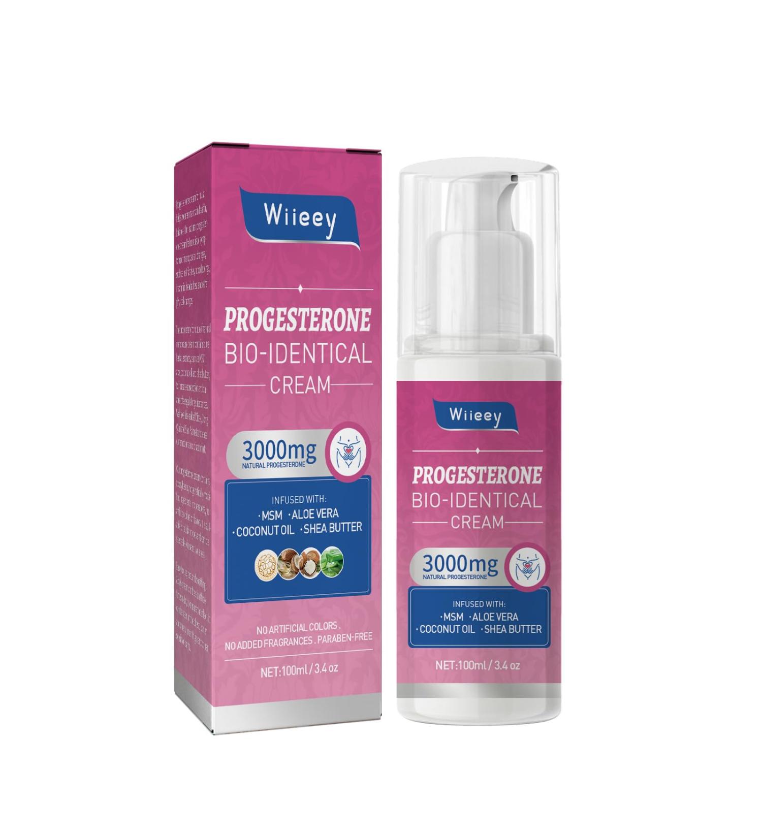 Menopause Progesterone Cream 3000mg - Regulate Moods & Balance Hormones - 100ml - Buy Online on GoSupps.com