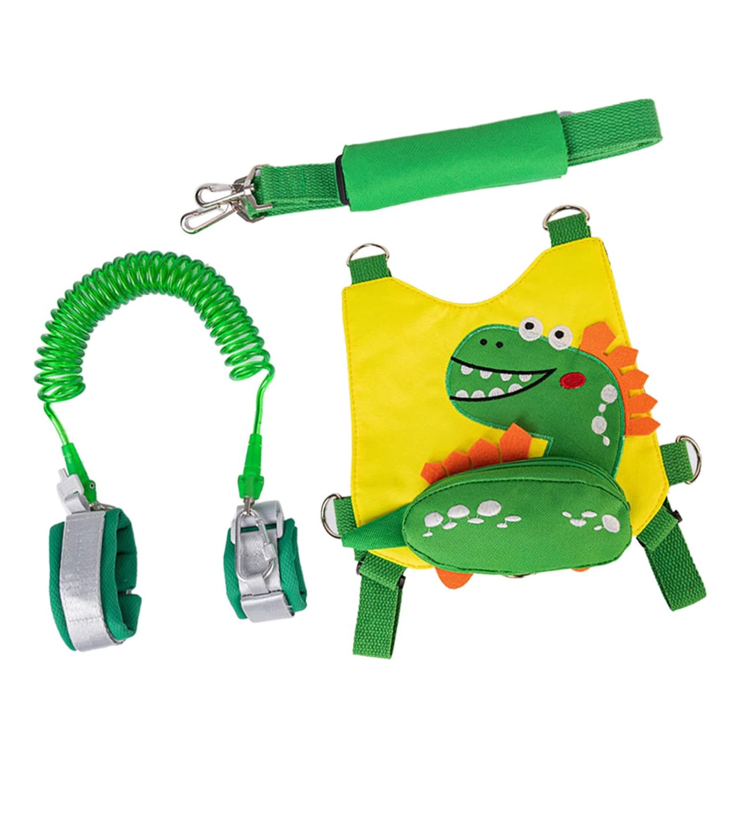 Safety Belt Baby Auxiliary Belt - Outdoor Traction Dinosaur (Yellow) | Secure Comfortable & Stylish Baby Gear - Buy Online on GoSupps.com