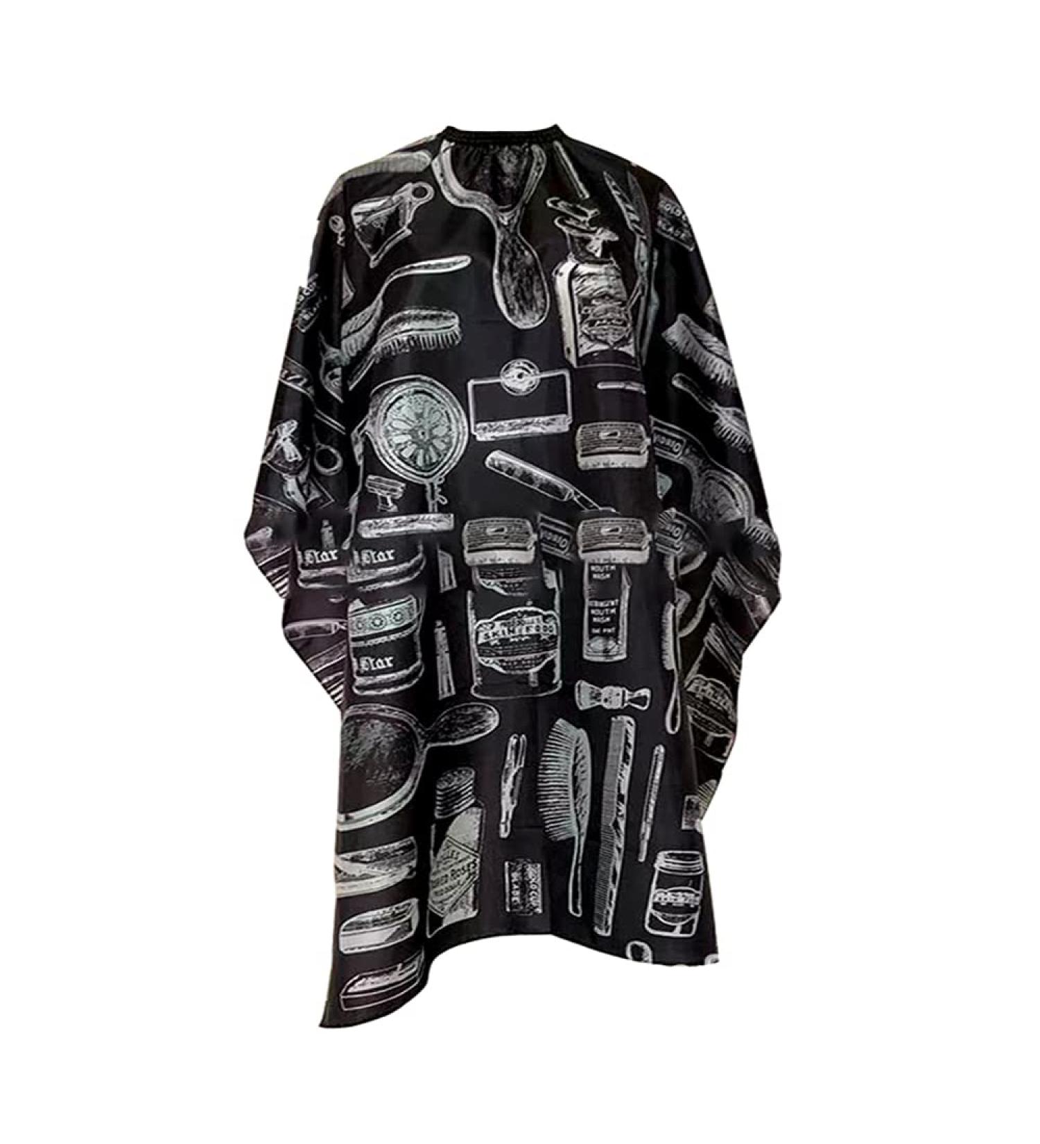 55x46 Unisex Professional Waterproof Barber Cape - Adjustable Hairdressing Salon Cape for Men | Perfect for Hair Treatment - Buy Online on GoSupps.com