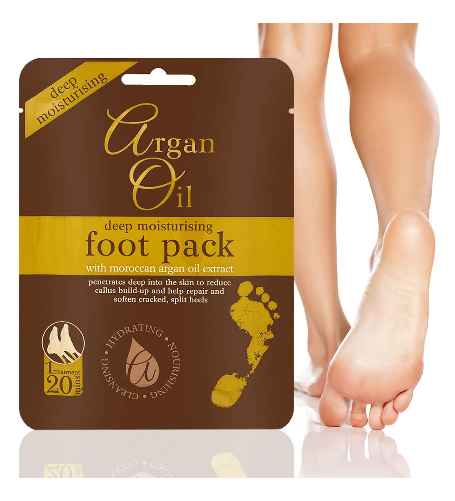 Deep Moisturizing Foot Pack with Moroccan Argan Oil Extract