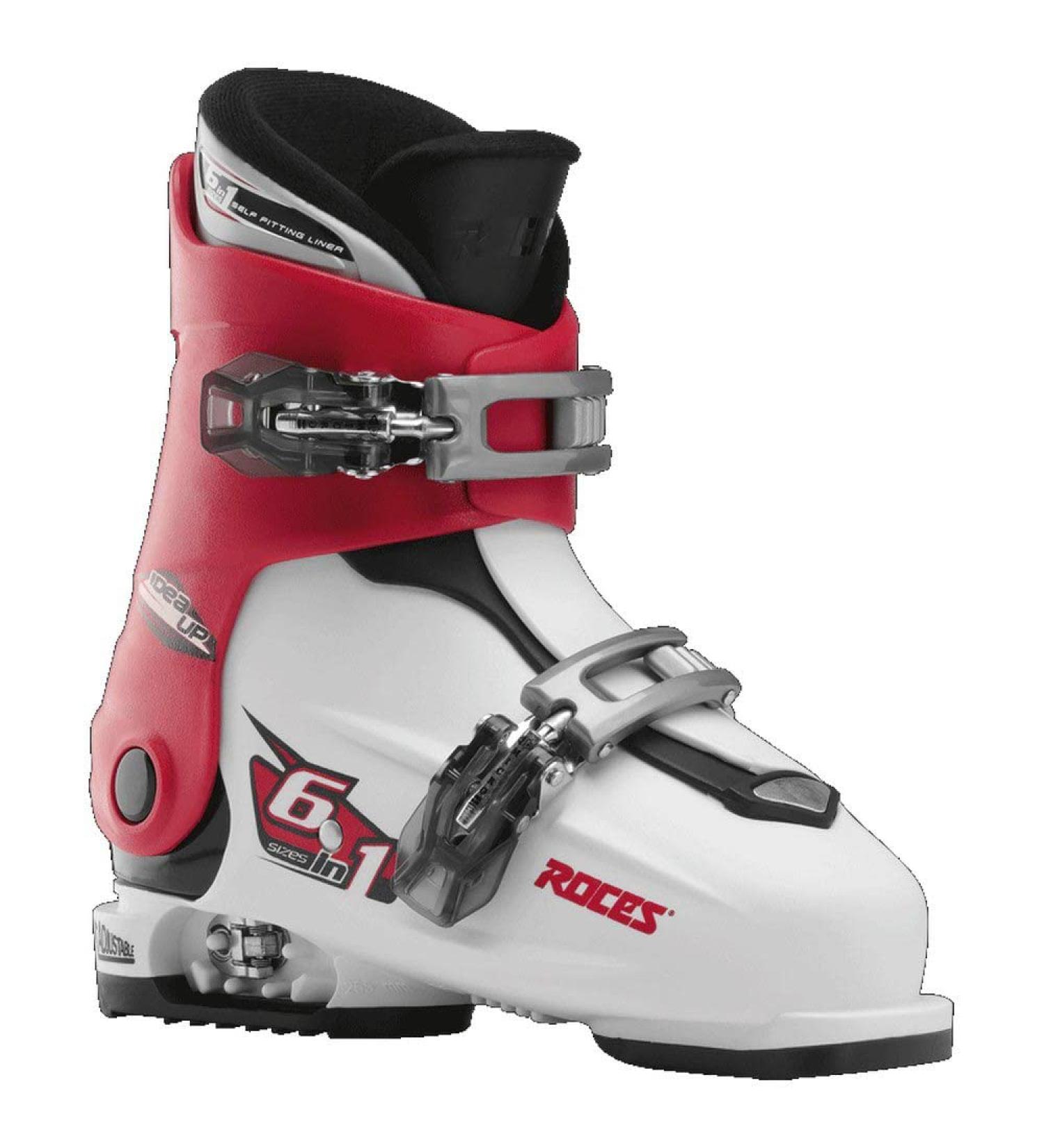 Roces children's ski boots Idea Up adjustable size deep pink-white white-red-black