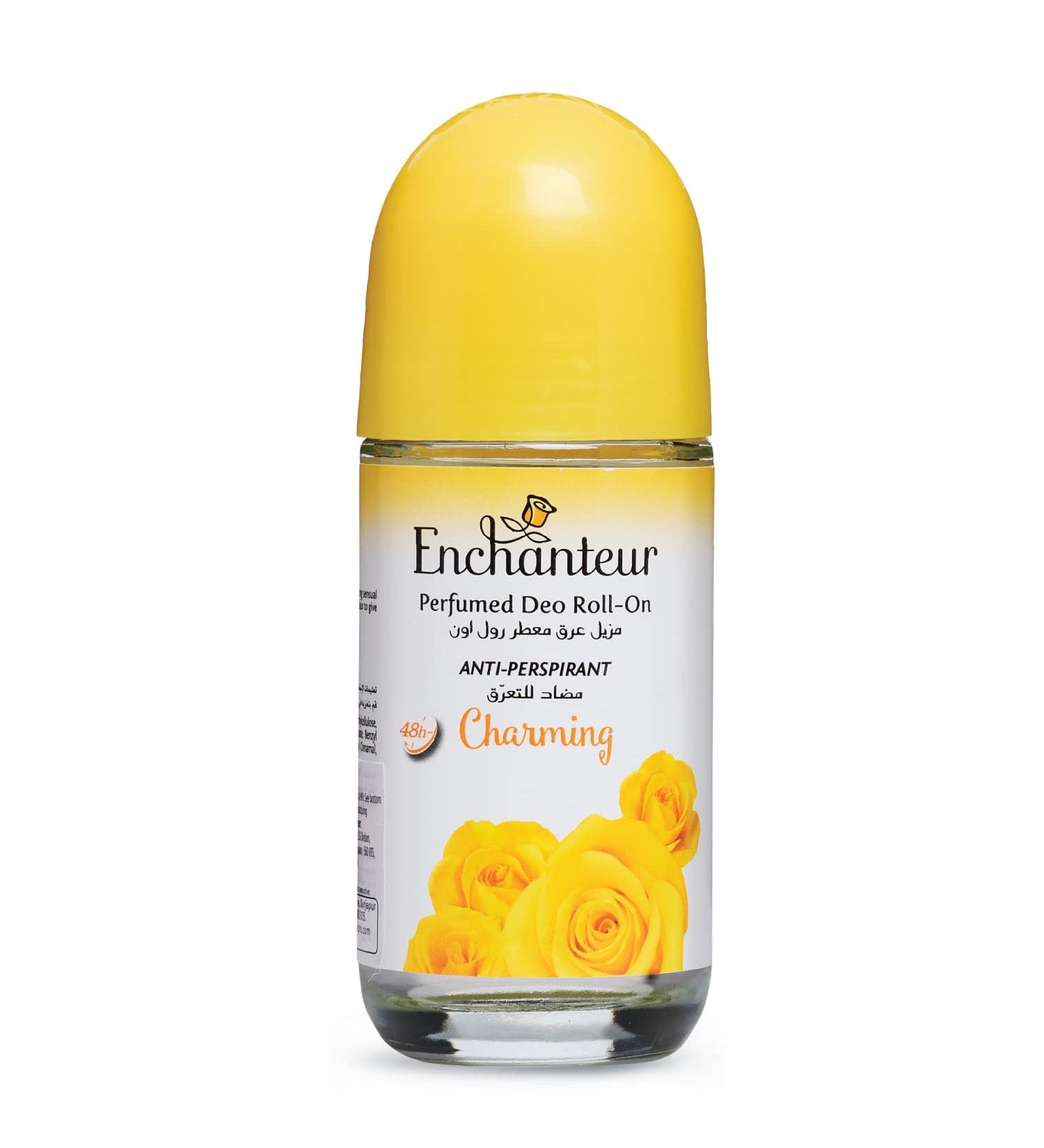 Buy E_nchanteur Charming Anti-Perspirant Deodorant Roll-On for Women - 48-Hour Odour Protection & Soothing Floral Fragrance | Quick Drying & Non-Sticky | 50ml - International Shipping Available - Buy Online on GoSupps.com