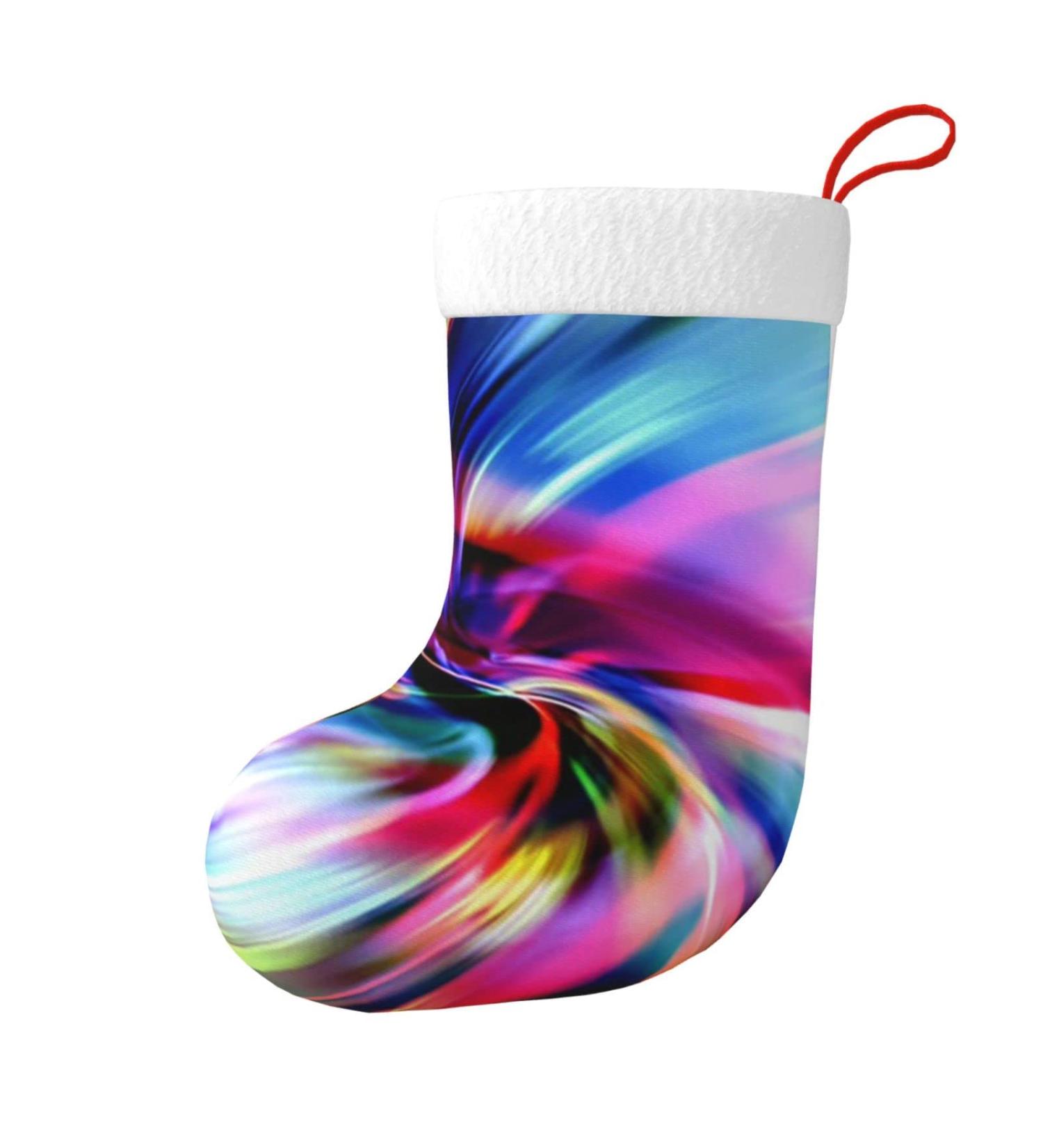 Buy Ffexs Blue Marine Life Christmas Socks - Velvet Tie Dye Holiday Socks for All Sizes - Perfect for New Year & Christmas Gift! - Buy Online on GoSupps.com