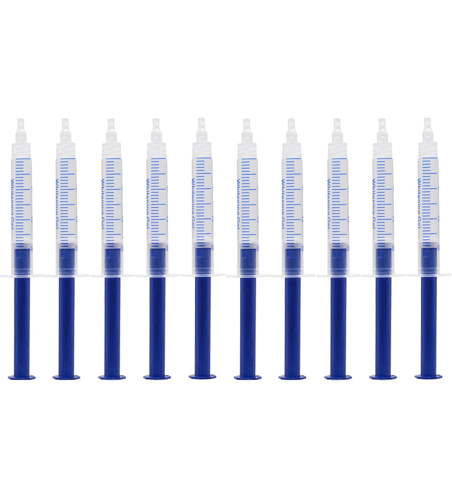 Professional Teeth Whitening Gel Refills - 10Pcs x 3ML - Fast Results for Sensitive Teeth - Whitening Gel Pens with Visible Effect - Buy Online on GoSupps.com