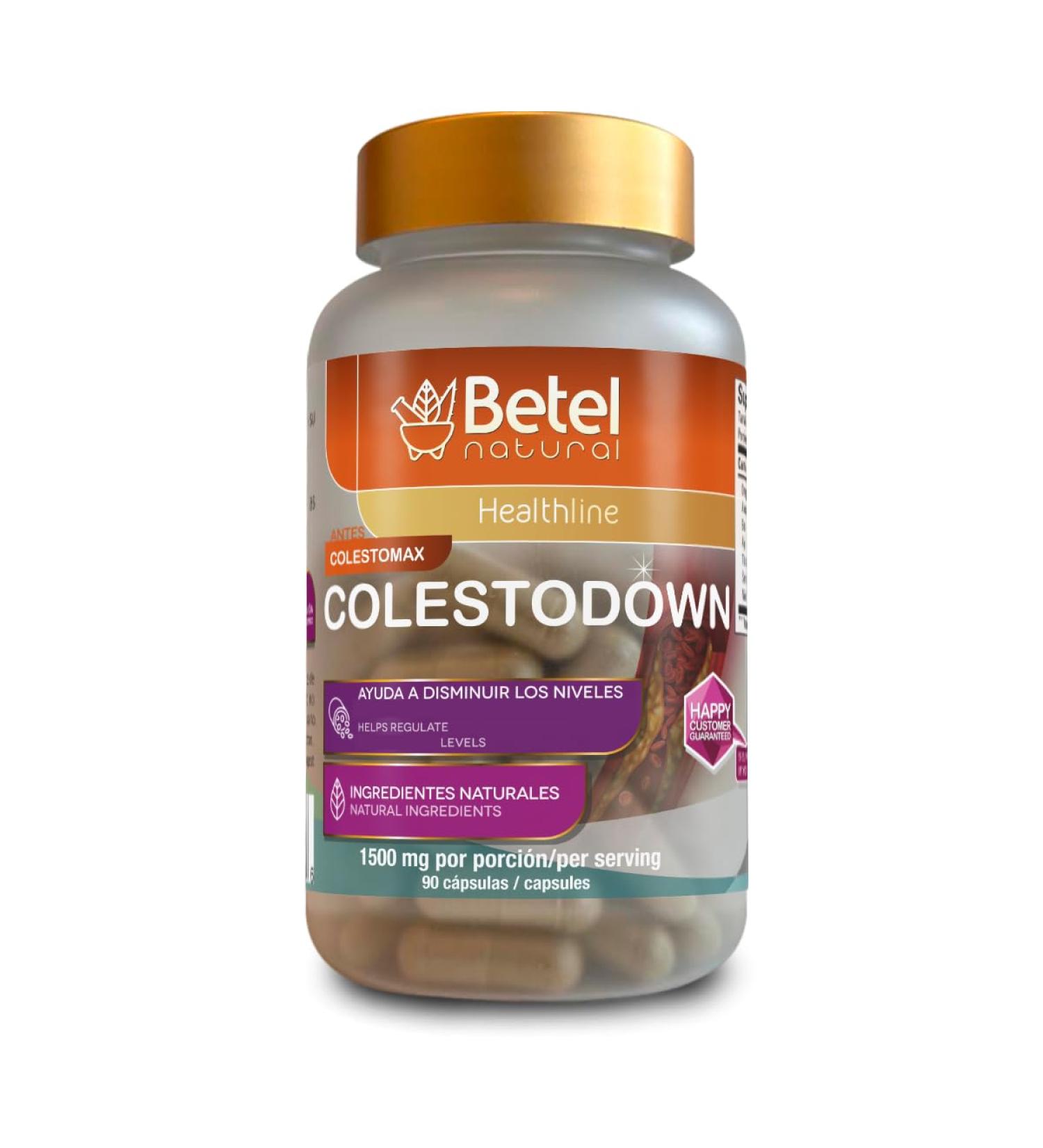 Betel Natural Colestomax Capsules Healthy Cholesterol Levels - 90 Capsules
