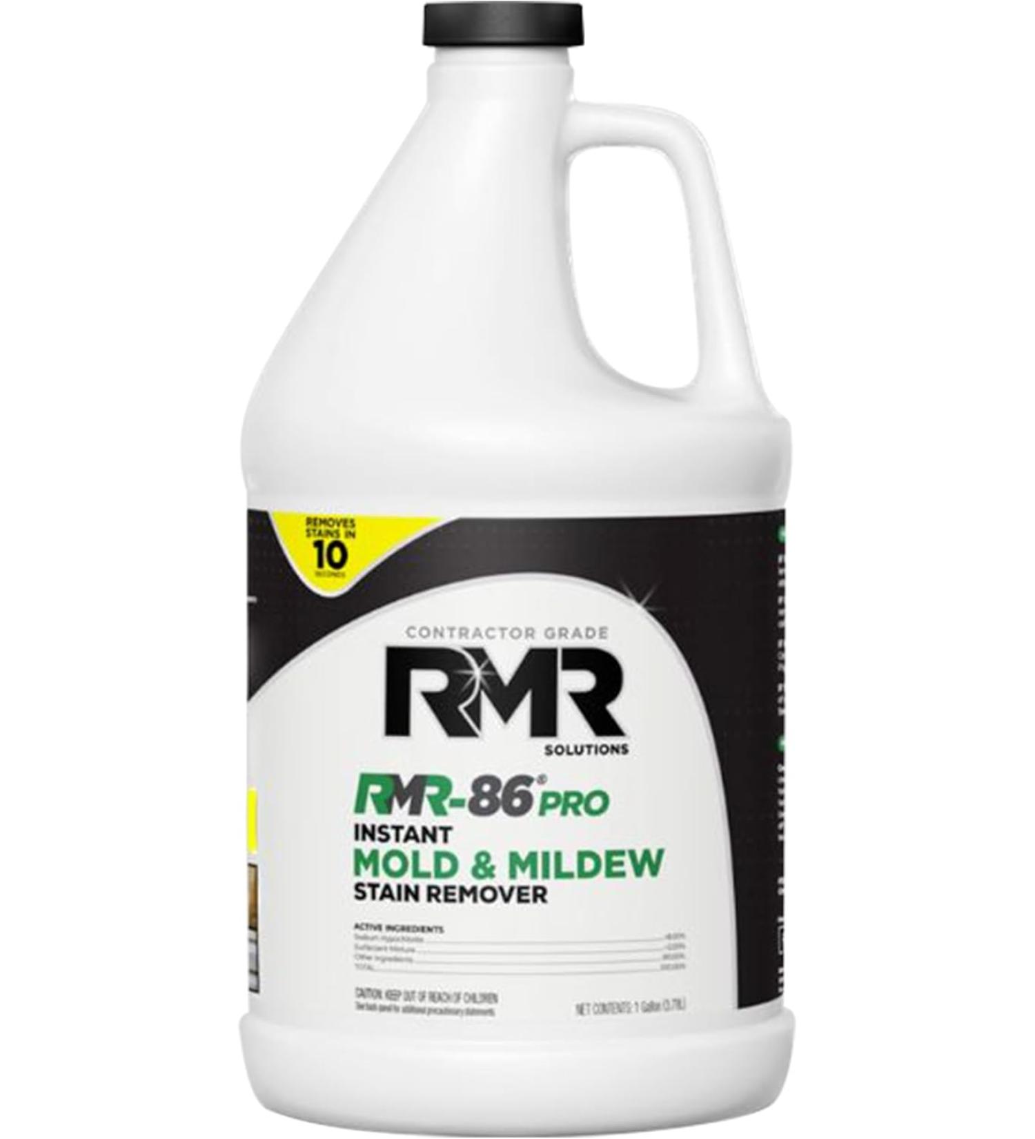 RMR-86 Pro Mold Stain & Mildew Remover - Contractor Grade, 1 Gallon - Professional Formula for Odor Removal - Buy Online on GoSupps.com