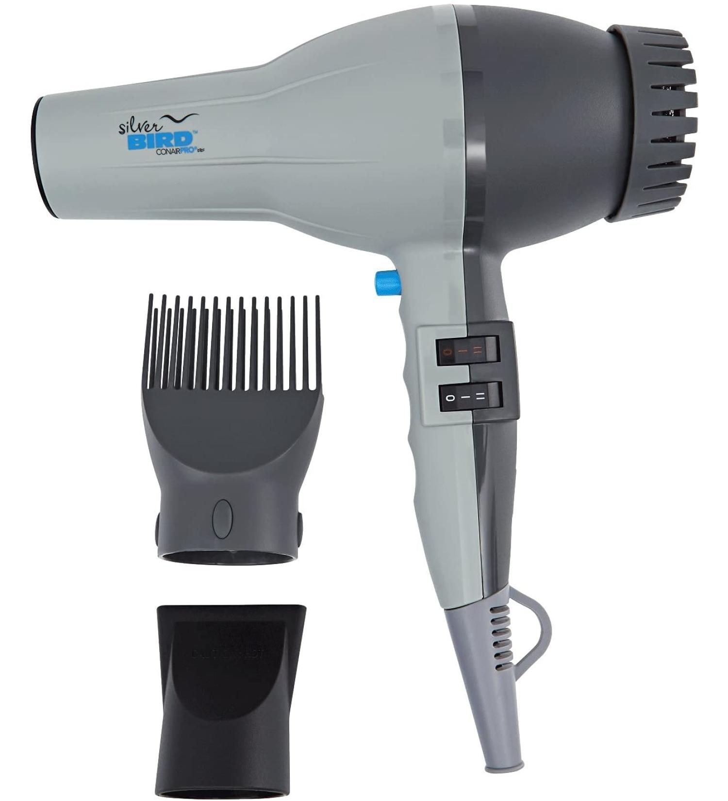 Conair Pro Silver Bird Hair Dryer SB307W - Professional Salon Quality Blow Dryer - Buy Online on GoSupps.com