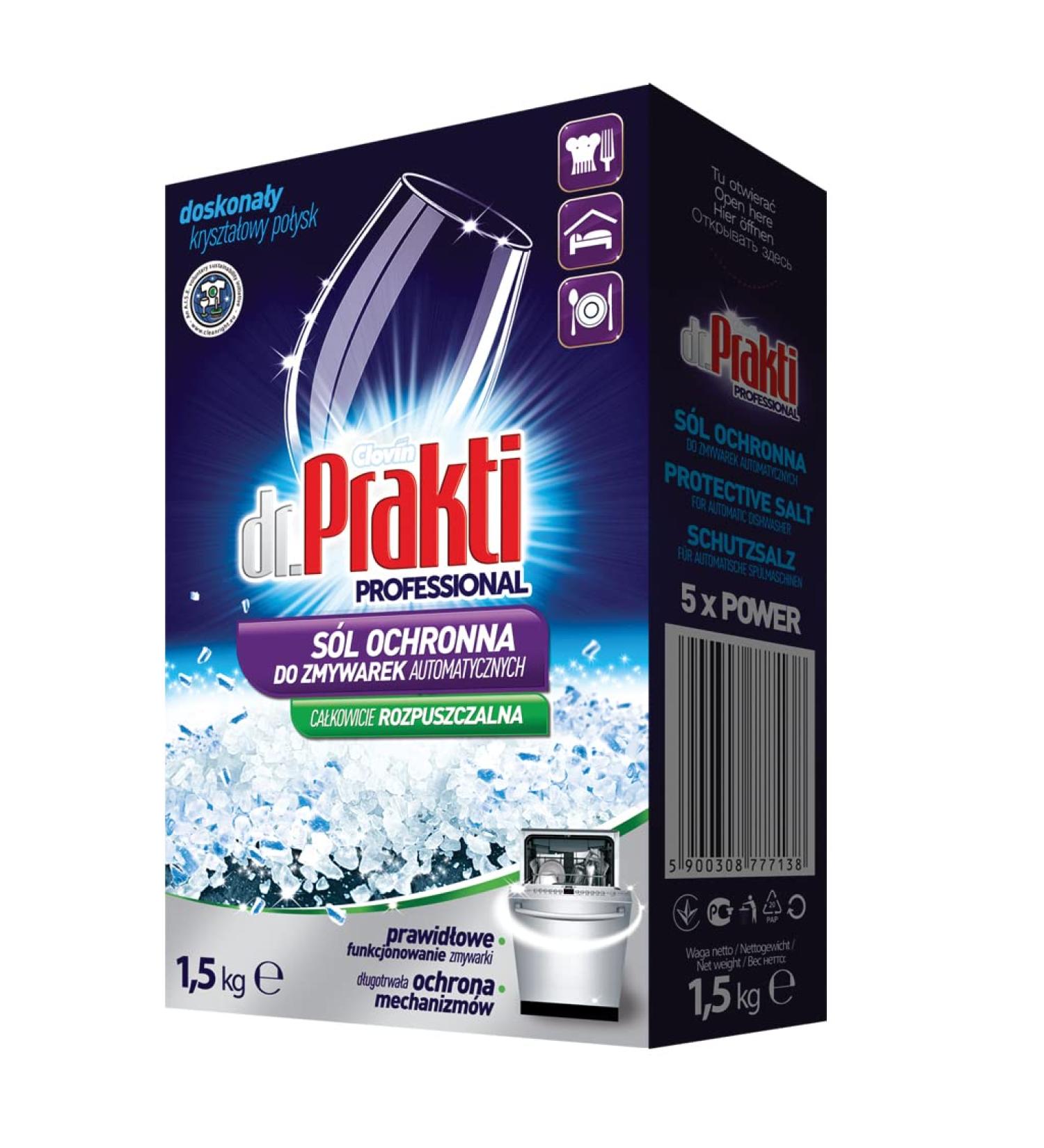 dr.Praktik dishwasher salt 1.5 kg powder